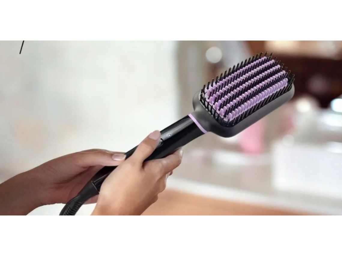 Szczotka Prostująca Włosy PHILIPS StyleCare Essential BHH880 Czarna Model BHH880/00