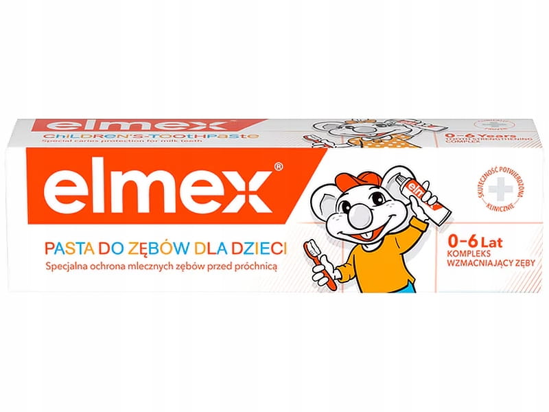 Elmex Kids - pasta do zębów dla dzieci 0-6 lat 50ml Kod producenta 4007965560101