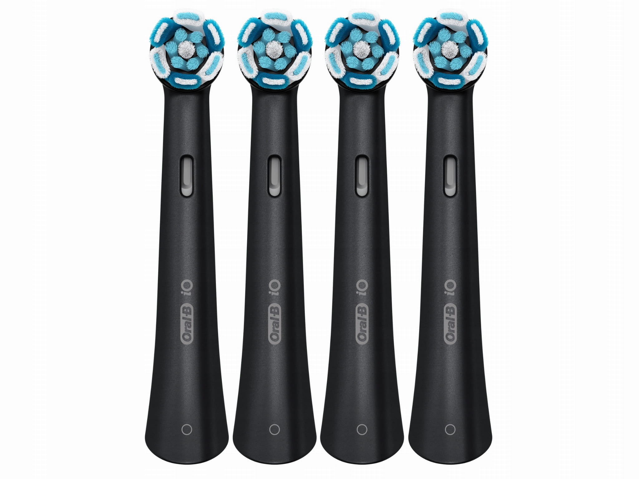 Oryginalne Końcówki Oral-B iO do Szczoteczki Elektrycznej 4 szt. Czarne Marka Oral-B