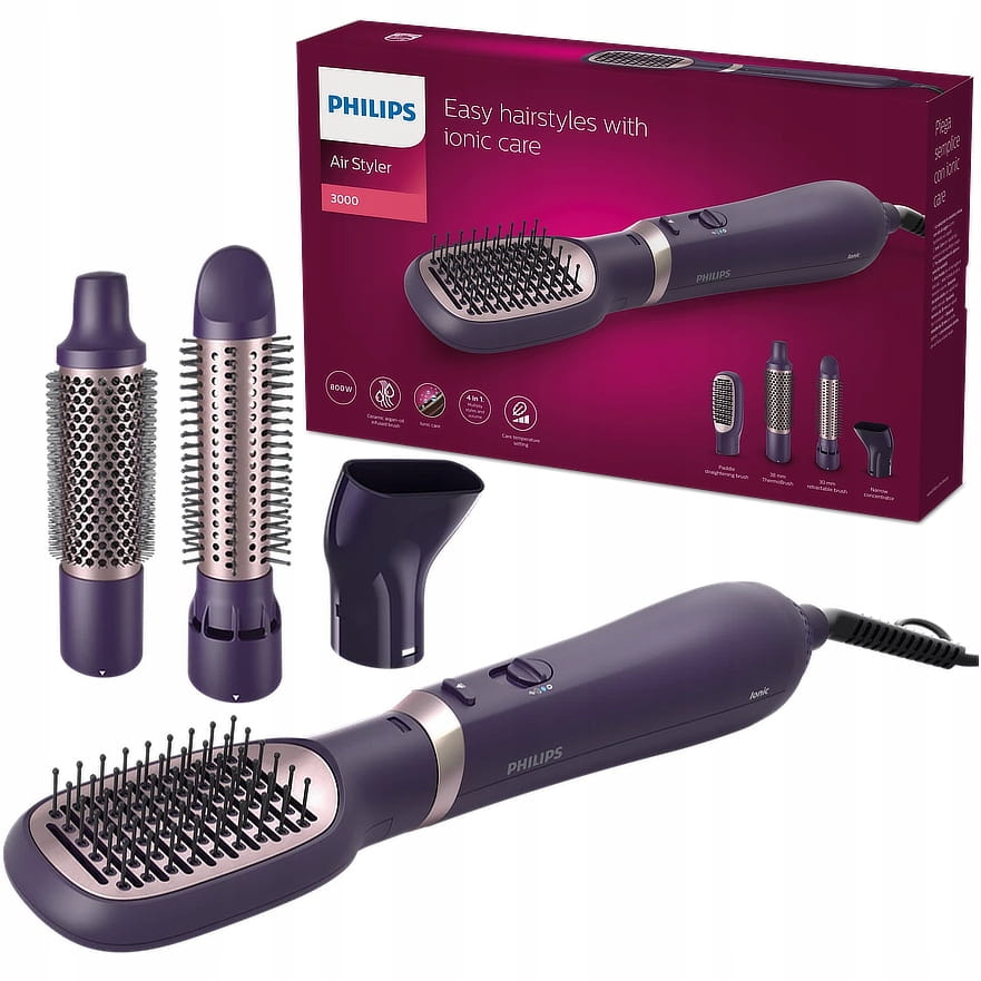 Lokówko suszarka z Jonizacją Philips BHA313/00 800W + 4 Nasadki EAN (GTIN) 8720689002806