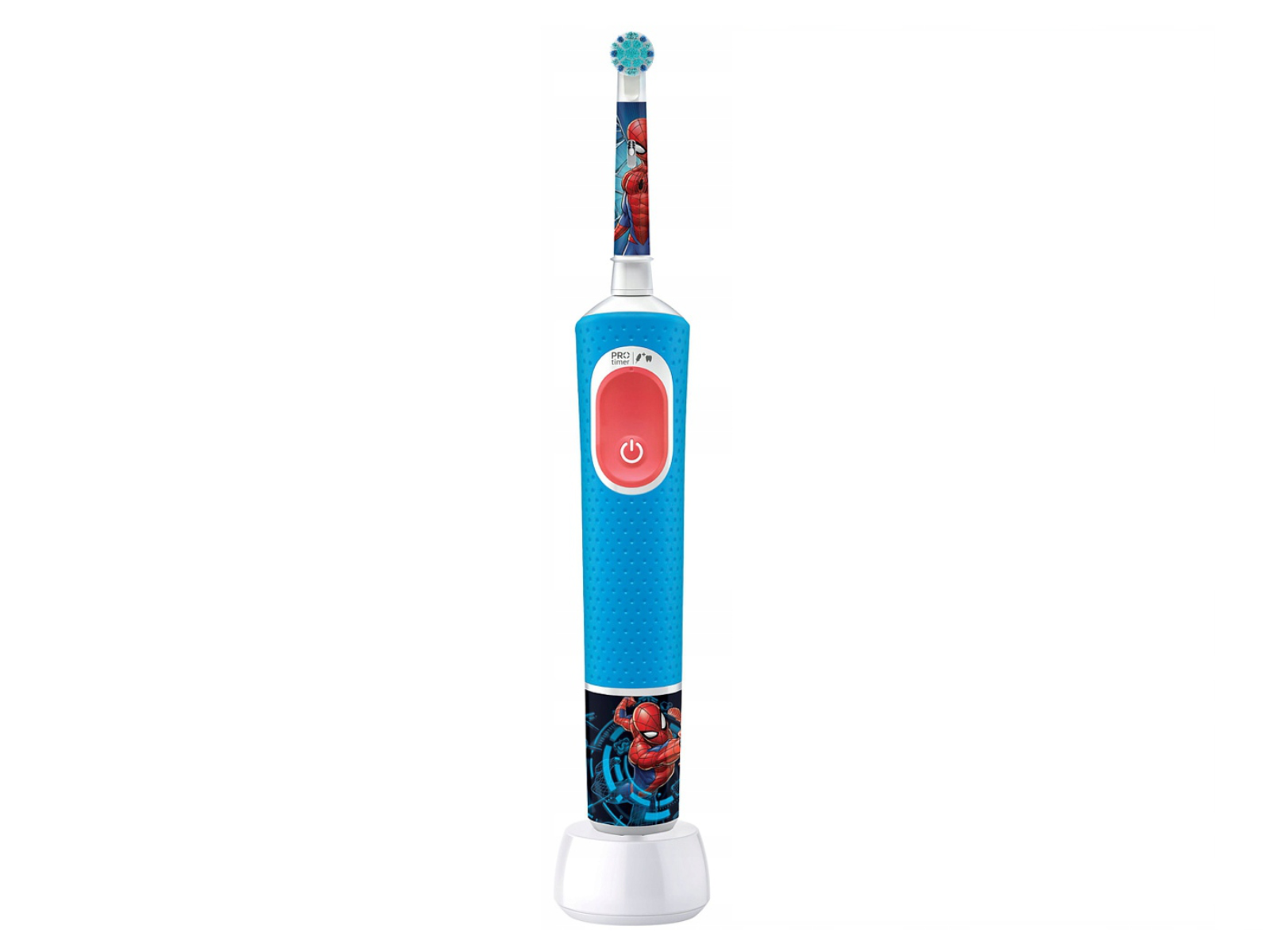 Oral-B D103 SpiderMan Szczoteczka Elektryczna dla Dzieci Duży Zestaw Kod producenta Oral-B VitalityKids Spiderman Zestaw Końcówki