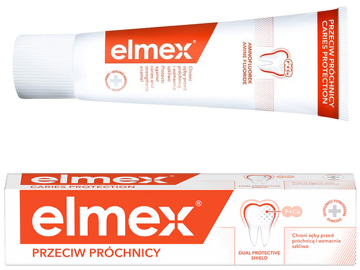 Pasta Przeciw Próchnicy do Mycia Zębów Elmex 75 ml Stan opakowania oryginalne