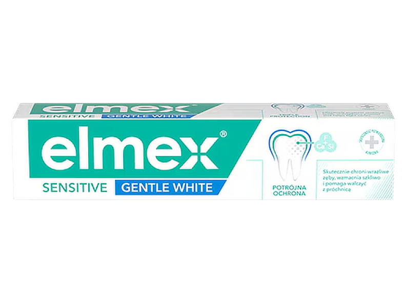 Zestaw 3X Elmex Sensitive Gentle White pasta wybielająca Wyrób medyczny nie