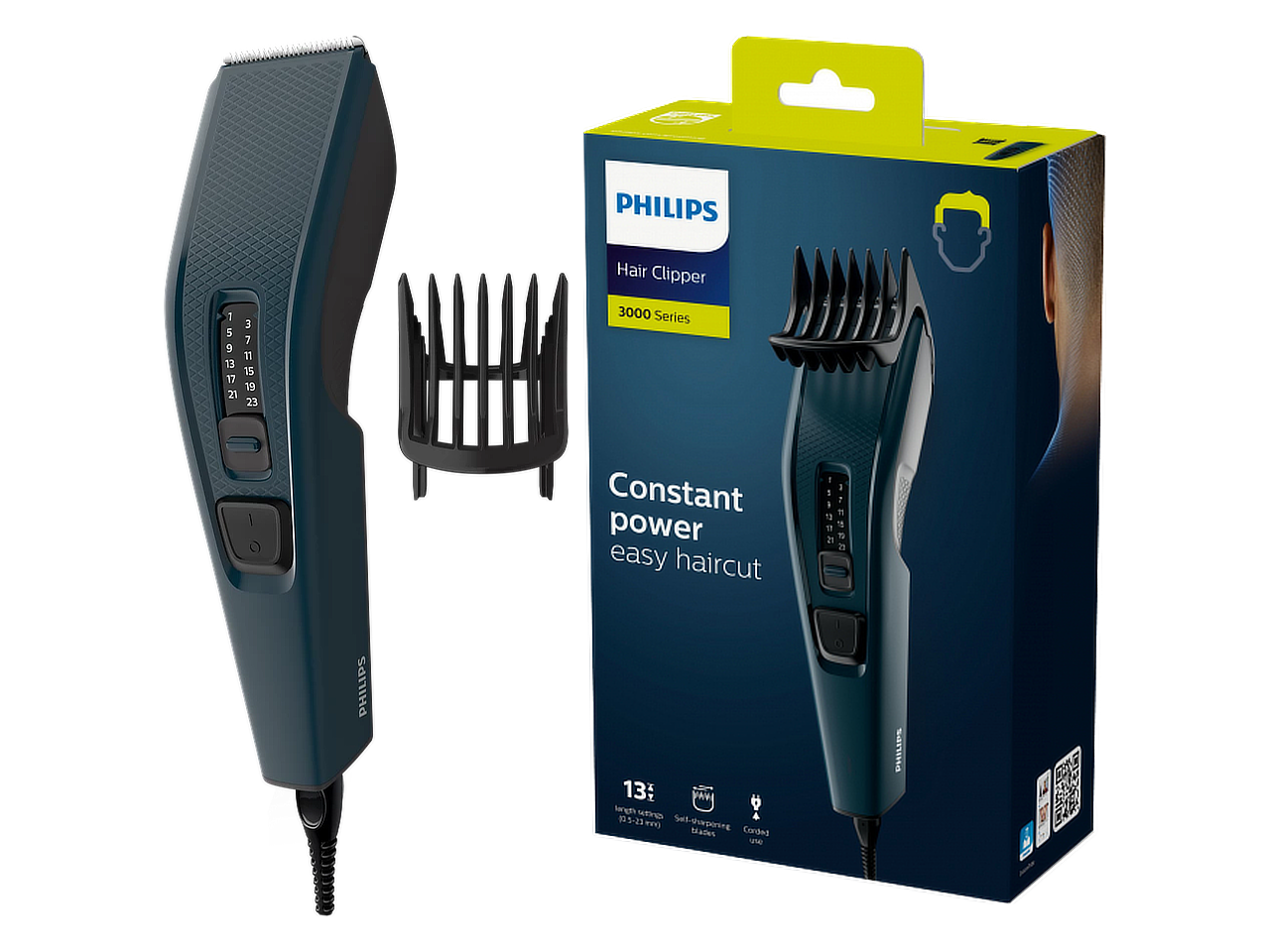 Maszynka do strzyżenia włosów Philips Hairclipper series 3000 HC3505/15 EAN (GTIN) 8710103855415