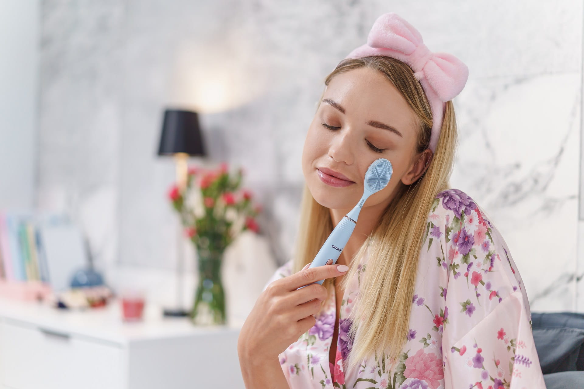 2x Szczoteczka Soniczna do Zębów OMEO +365 Dwupak Niebieska + Biała Typ szczoteczki soniczna