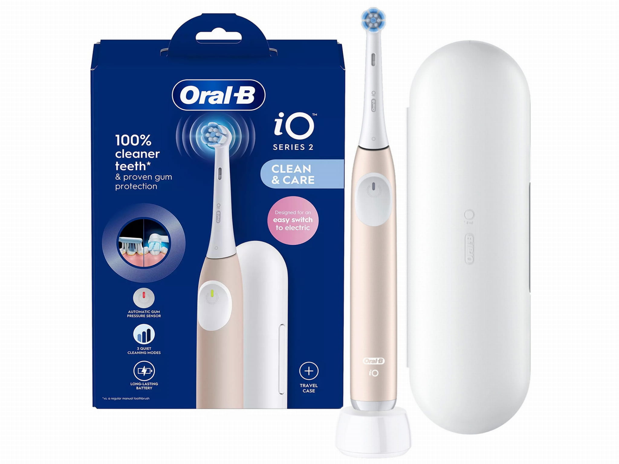 Szczoteczka Elektryczna do zębów Oral-B iO Series 2 Calm Pink Marka Oral-B