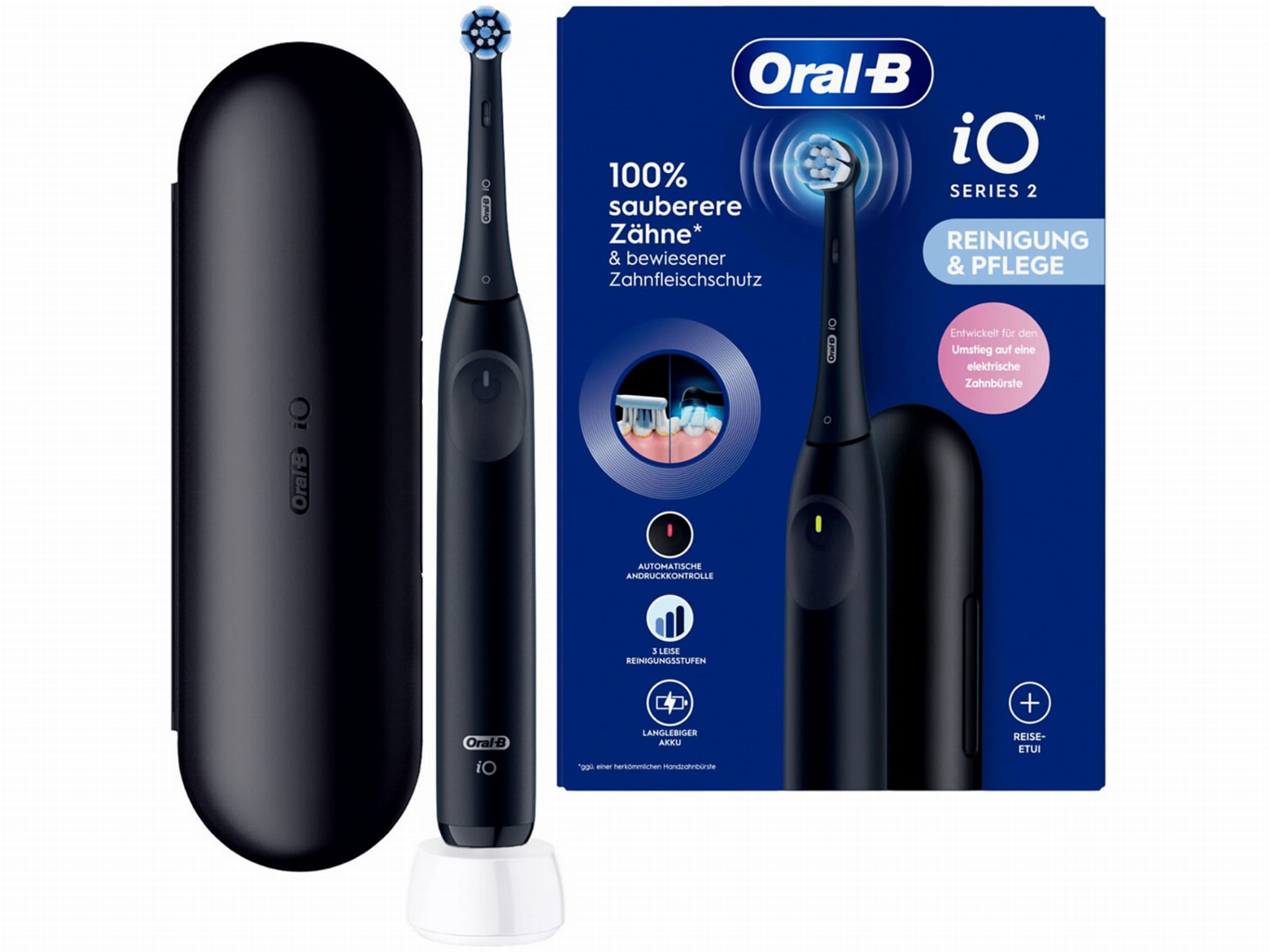 Szczoteczka Elektryczna do zębów Oral-B iO Series 2 Night Black Marka Oral-B