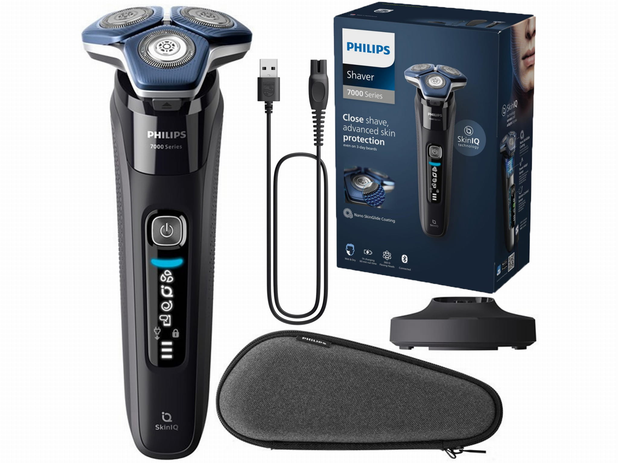 Philips Series 7000 S7886/35 – golarka elektryczna do zarostu i brody Stan opakowania oryginalne