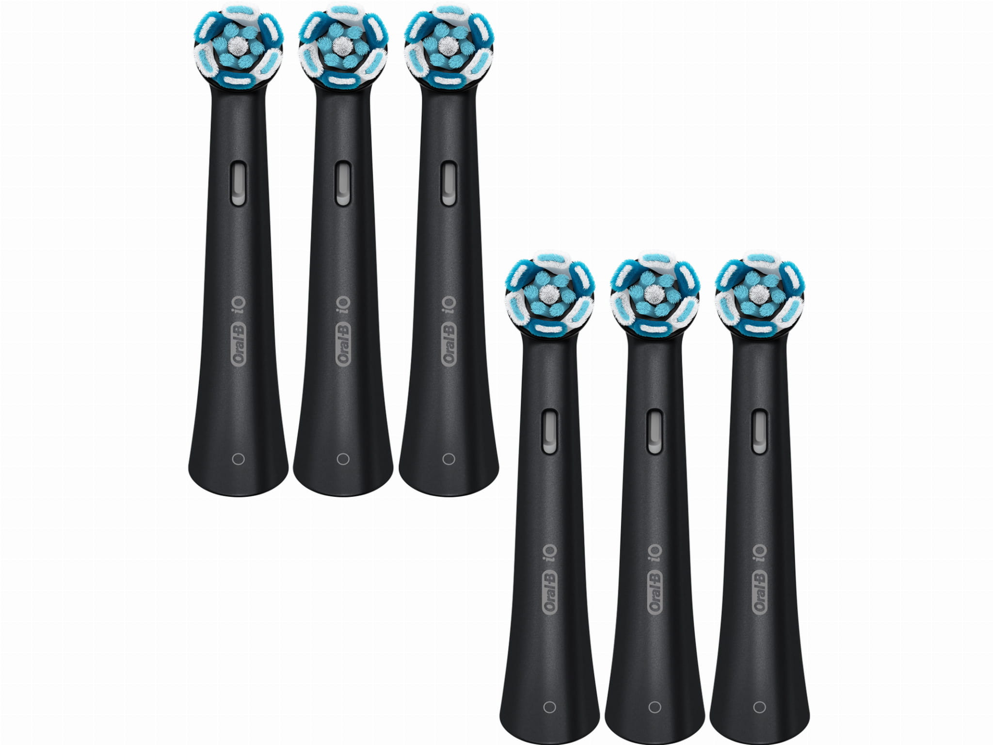 Oryginalne Końcówki do Szczoteczki Oral-B iO Ultimate Clean Black (6-pak) Liczba końcówek 6