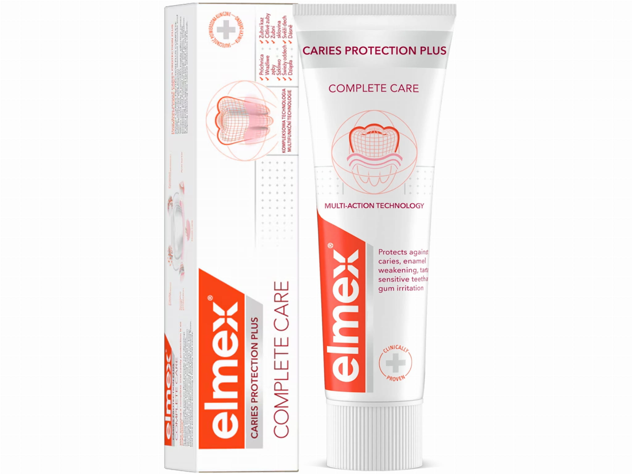 Elmex Caries Complete Protection 75 ml – pasta przeciw próchnicy Przeznaczenie dla dorosłych