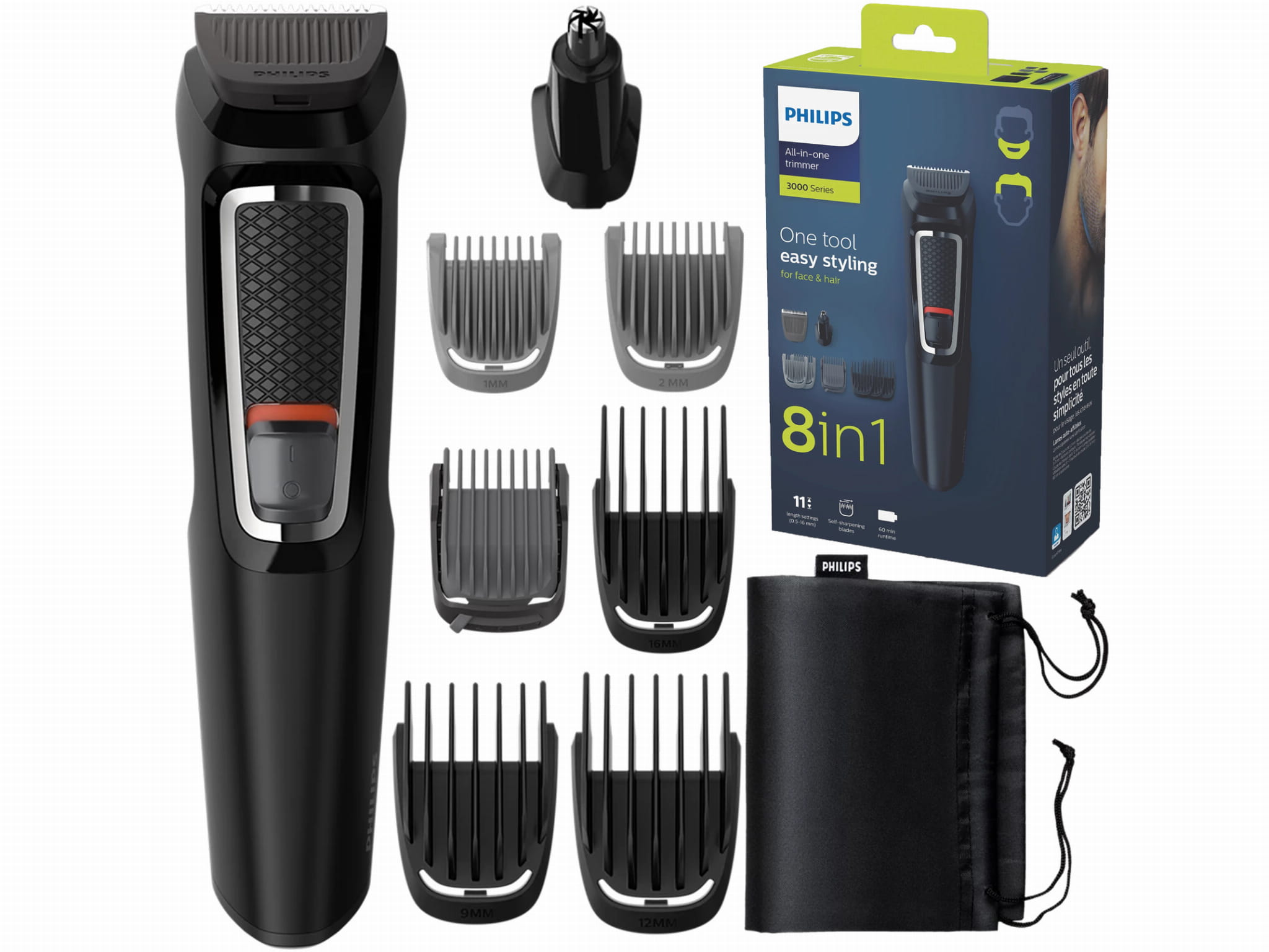 Maszynka do Brody Trymer Philips Multigroom Series 3000 MG3740/15 8w1 EAN (GTIN) 8710103794561