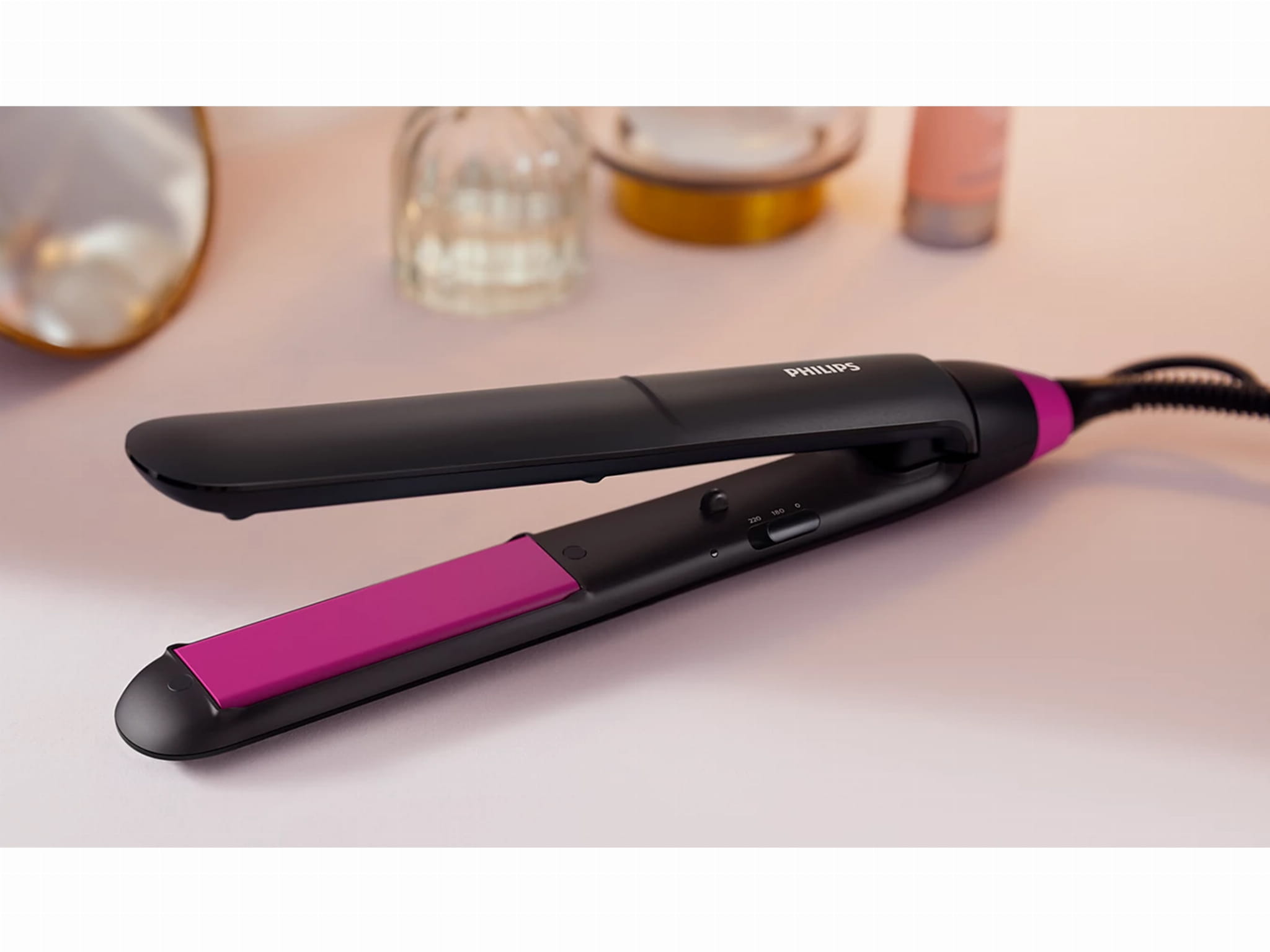 Prostownica Philips BHS375/00 ThermoProtect – równomierne ciepło ceramiczna Funkcje szybkie nagrzewanie