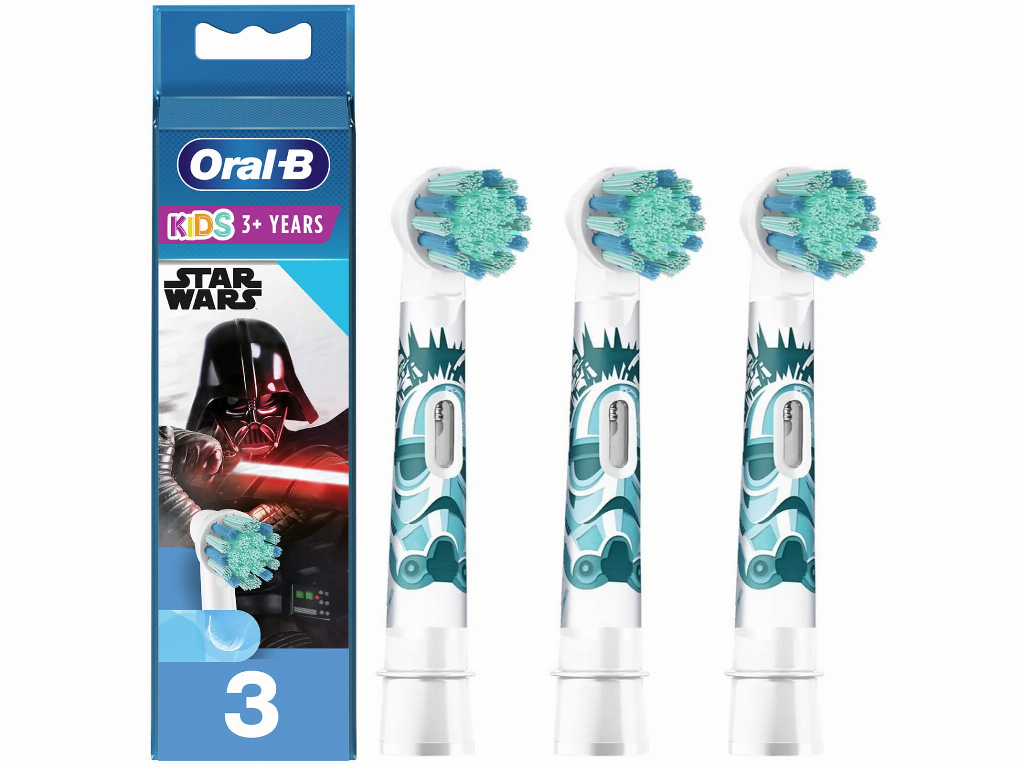 3x Oryginalna Końcówka Oral-B EB10 Dla Dzieci Star Wars Marka Oral-B