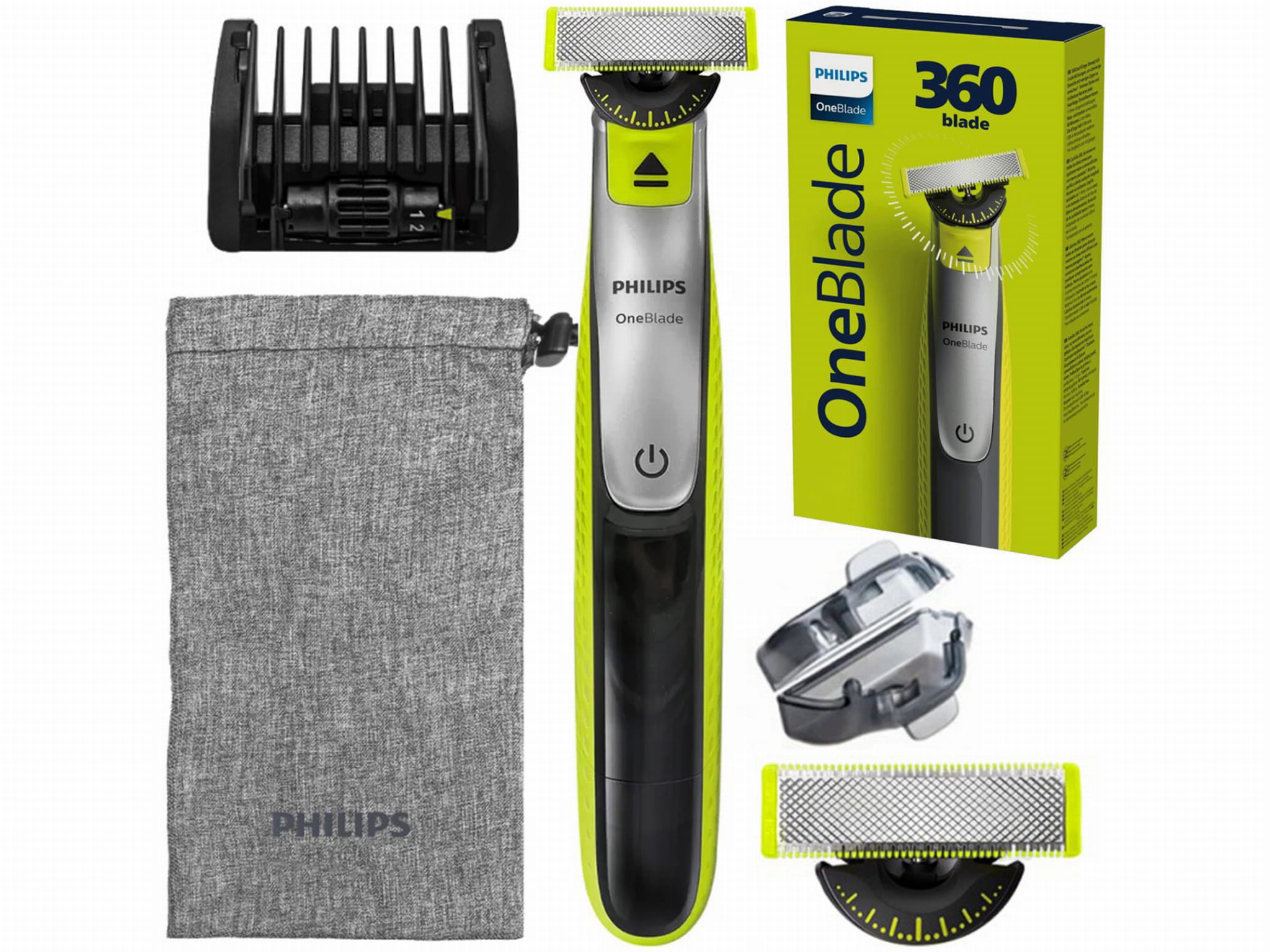 Golarka Philips OneBlade 360 QP2734/31 - do brody, zarostu i ciała Stan opakowania oryginalne