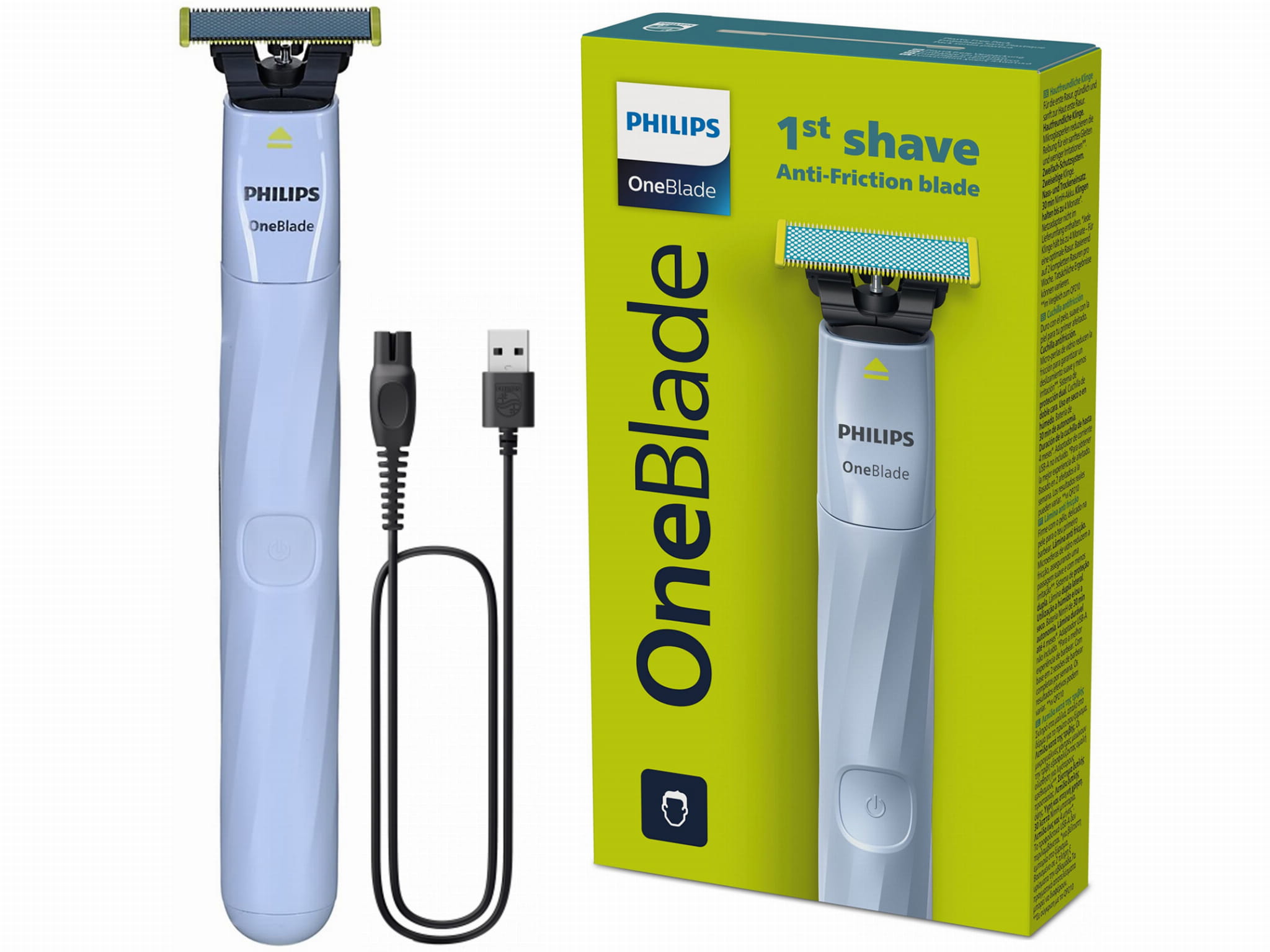 Golarka Philips OneBlade First Shave QP1324/20 - Pierwsze Golenie Stan opakowania oryginalne