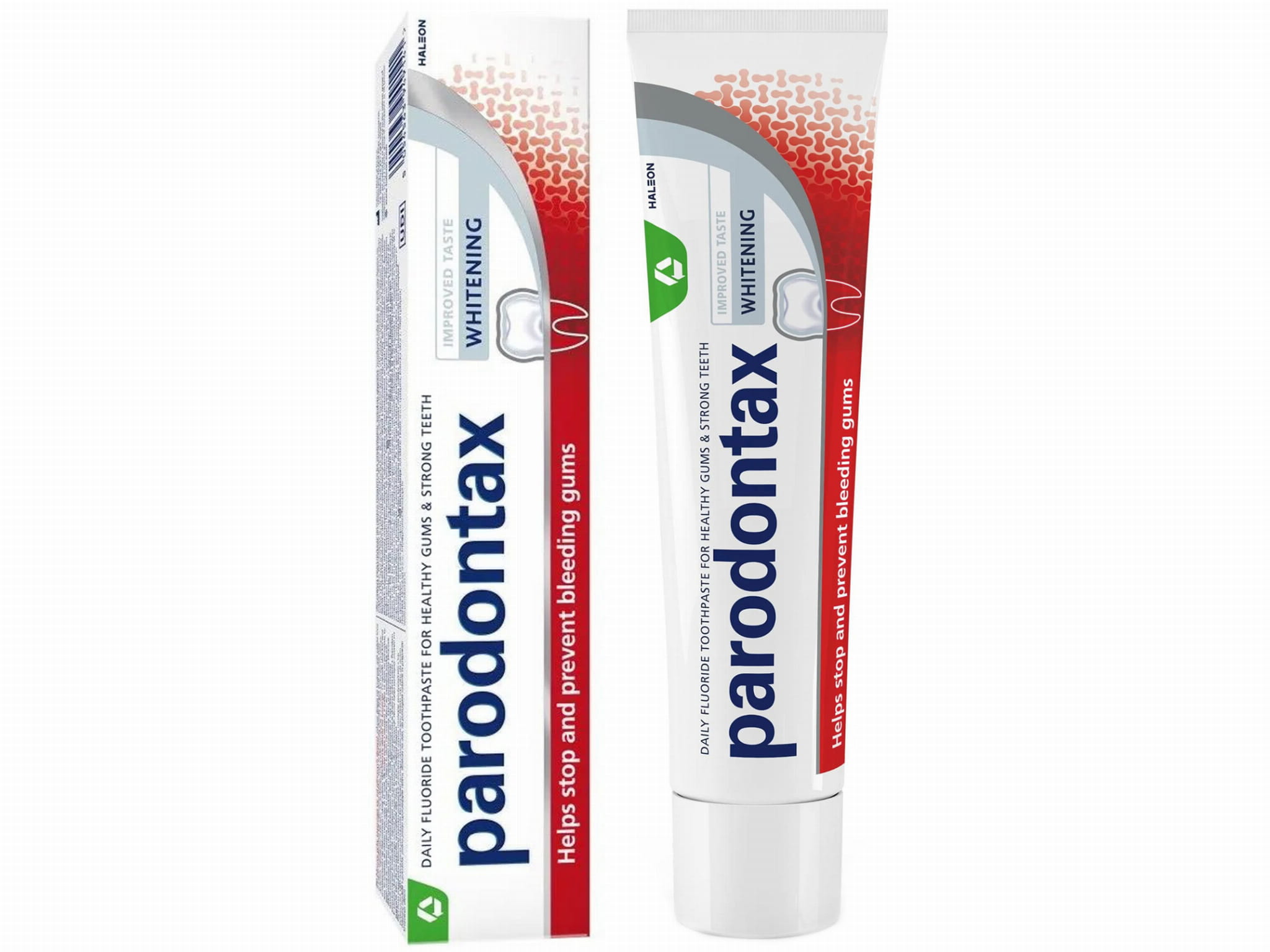 Pasta Do mycia Zębów Parodontax Fluoride Whitening 1400 ppm Fluoru 75ml EAN (GTIN) 5054563949141