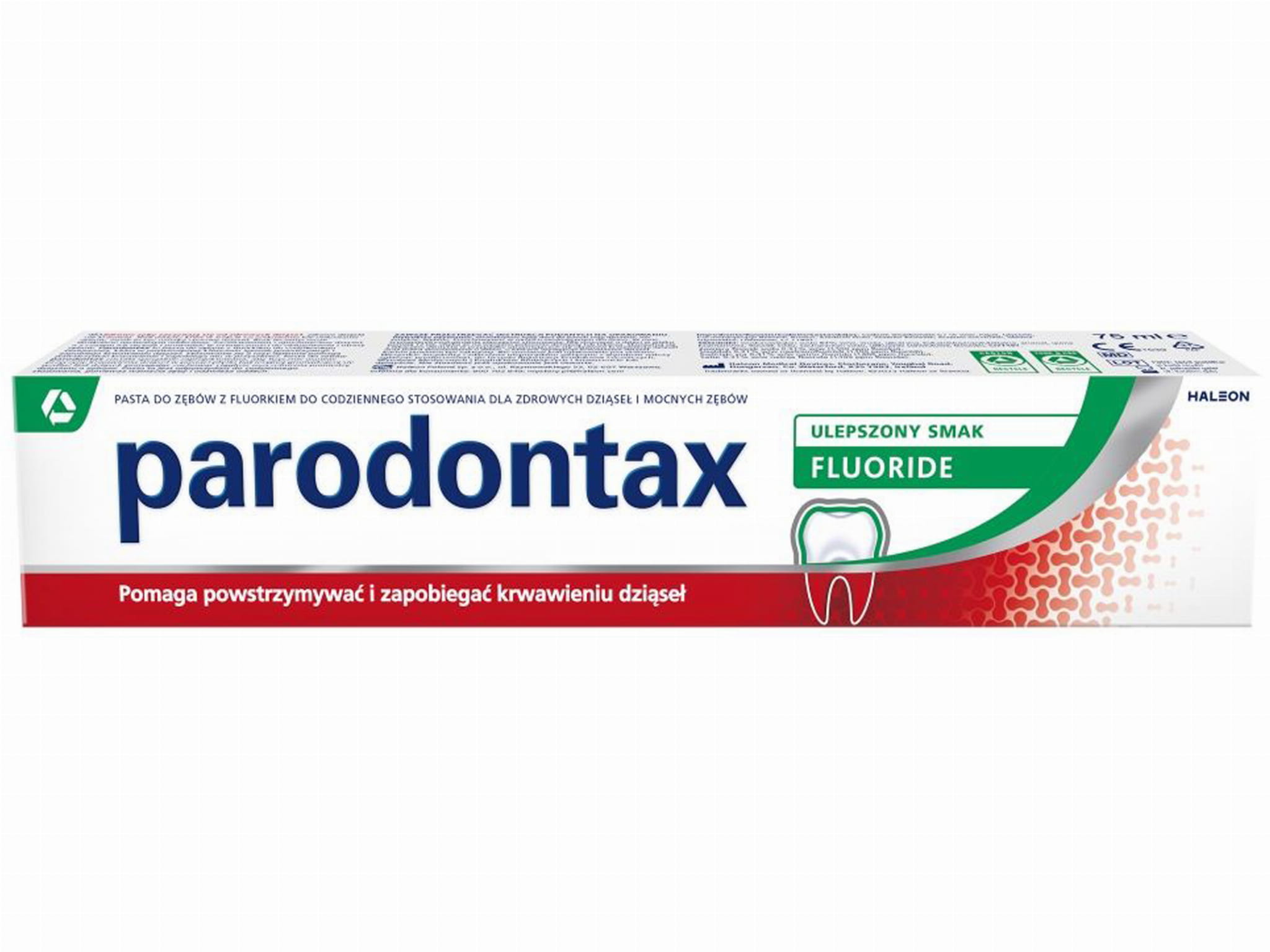 Pasta Do mycia Zębów Parodontax Fluoride z Fluorkiem 1400 ppm 75ml Marka Parodontax