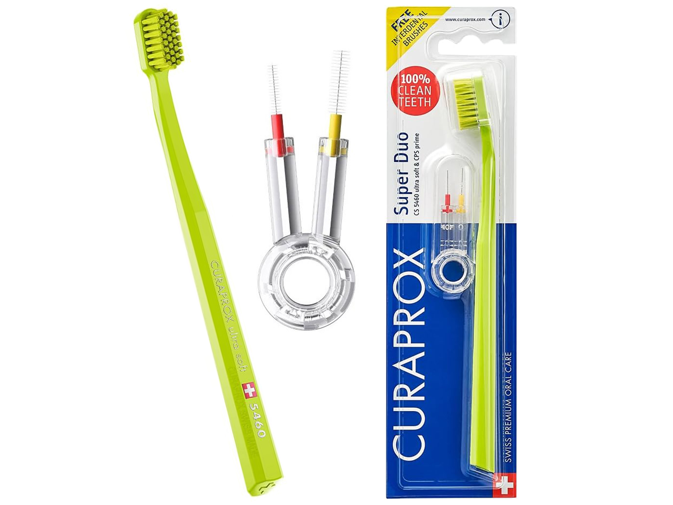 Szczoteczka Curaprox Duo CS 5460 Ultra Soft + 2 Szczoteczki między zębowe Kod producenta 7612412432008