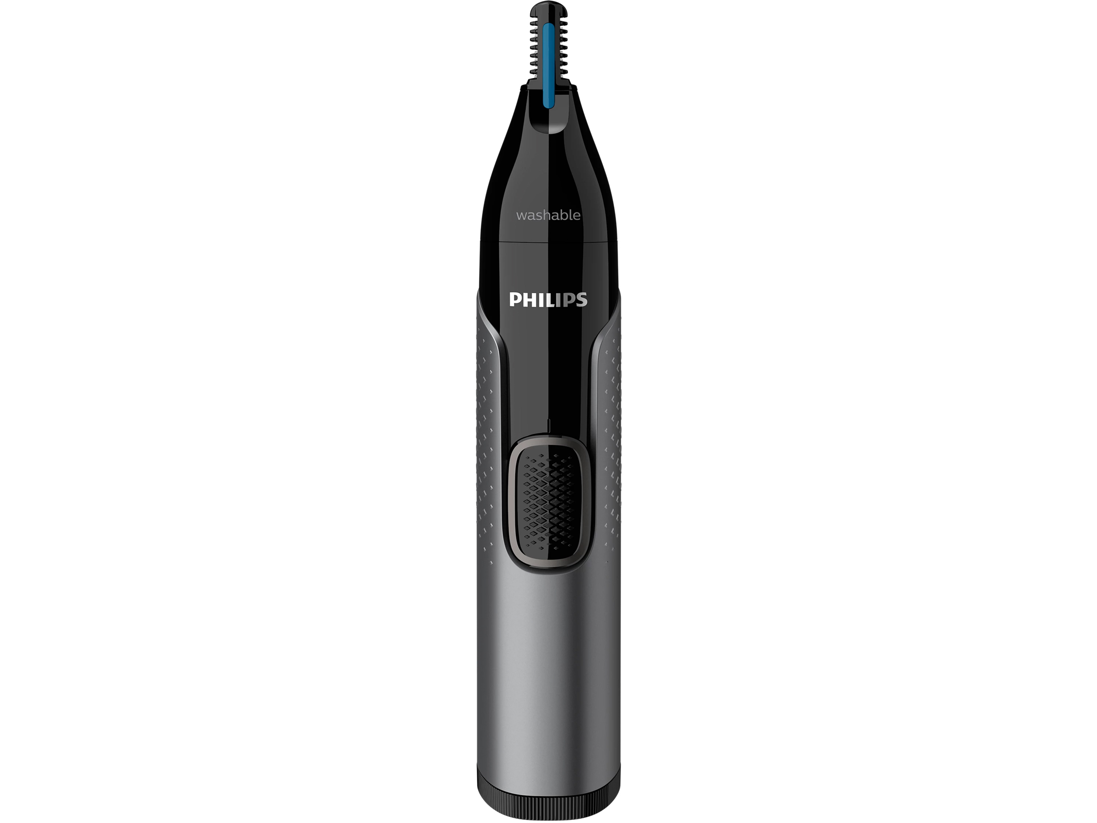 Trymer do nosa uszu i brwi Philips NT3650/16 - 2 nasadki, baterie AA Zawiera baterie tak