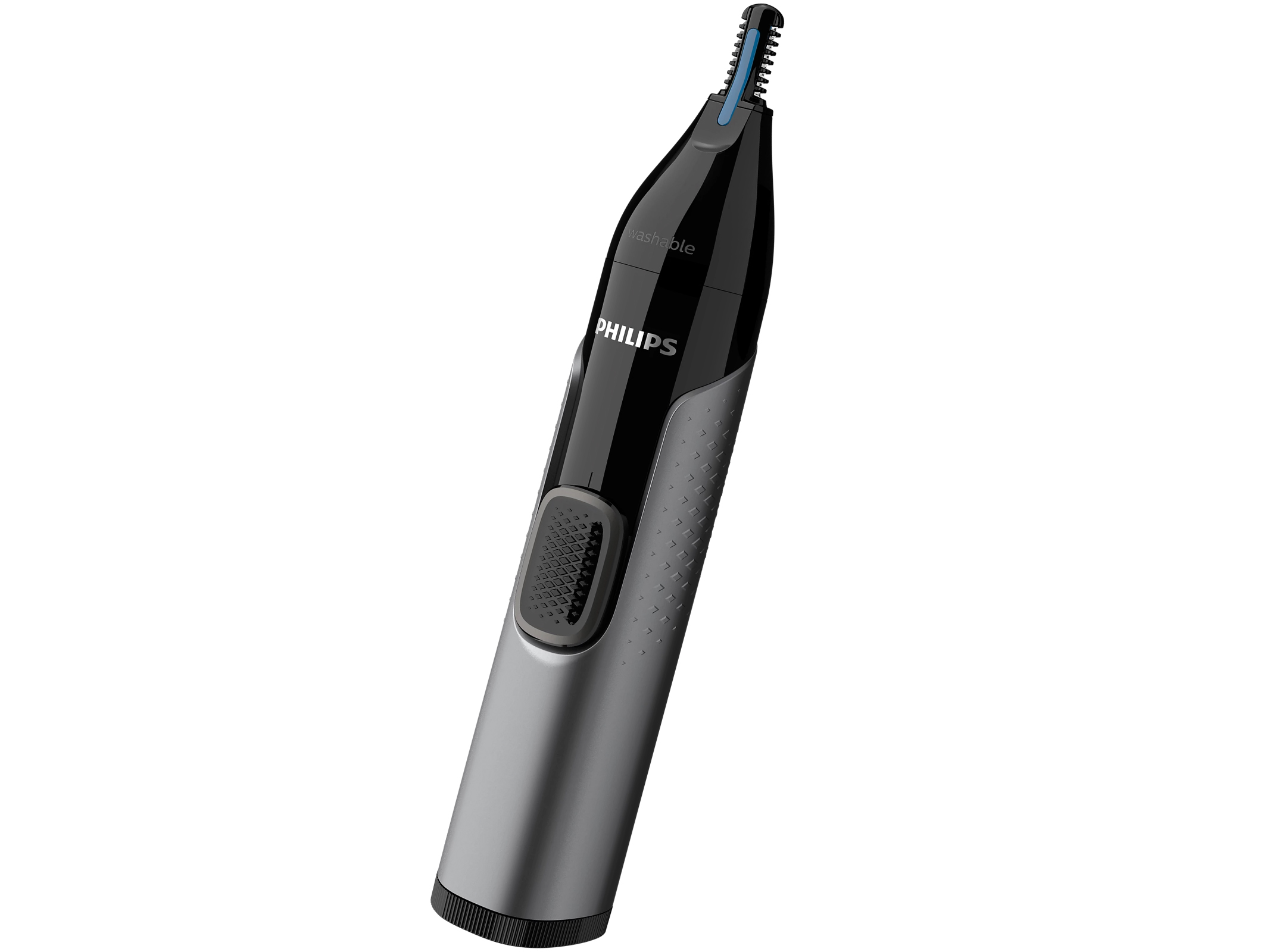 Trymer do nosa uszu i brwi Philips NT3650/16 - 2 nasadki, baterie AA Marka Philips