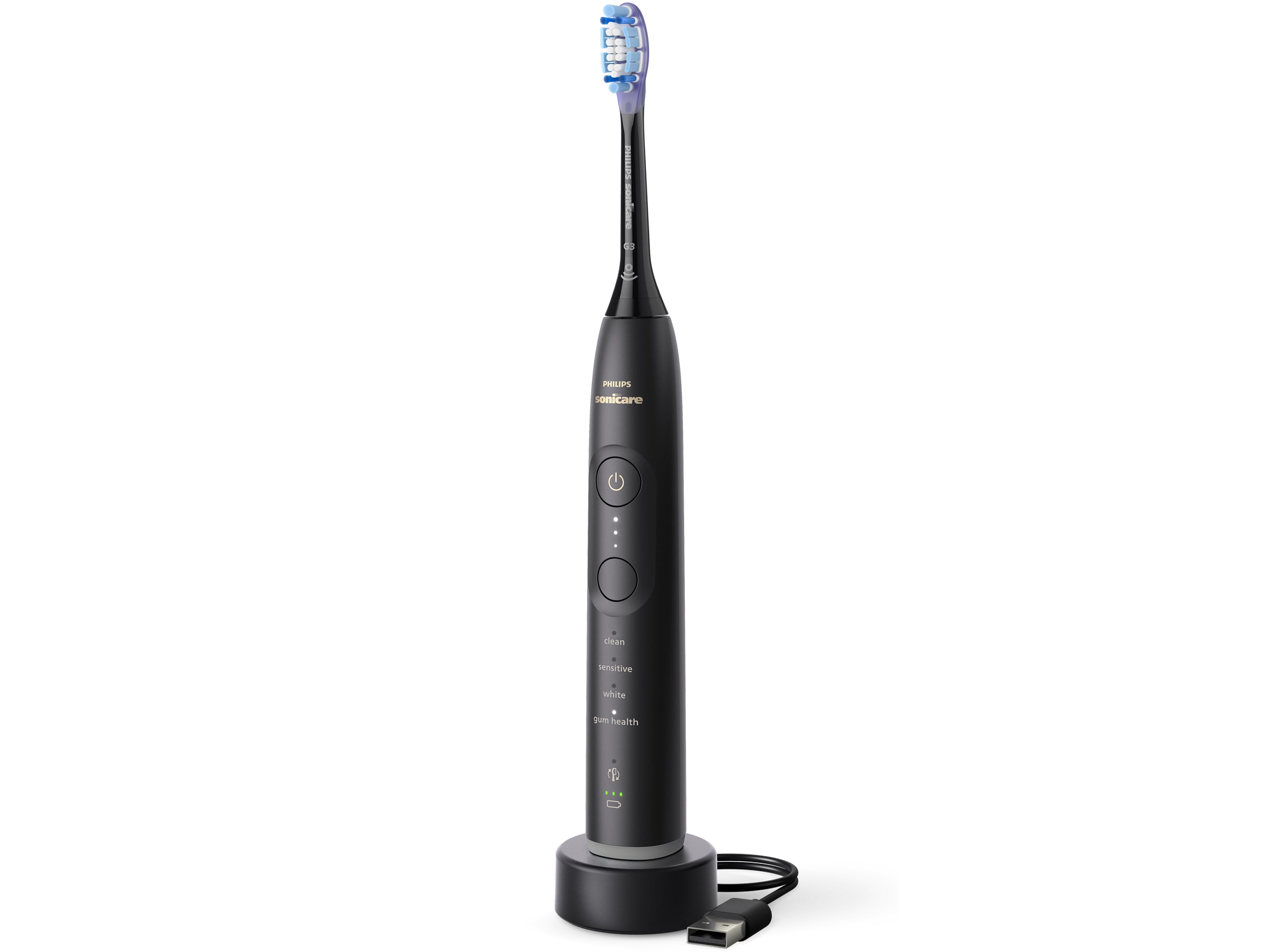 Philips Sonicare HX7421/01 – czarna elektryczna szczoteczka soniczna Stan opakowania oryginalne