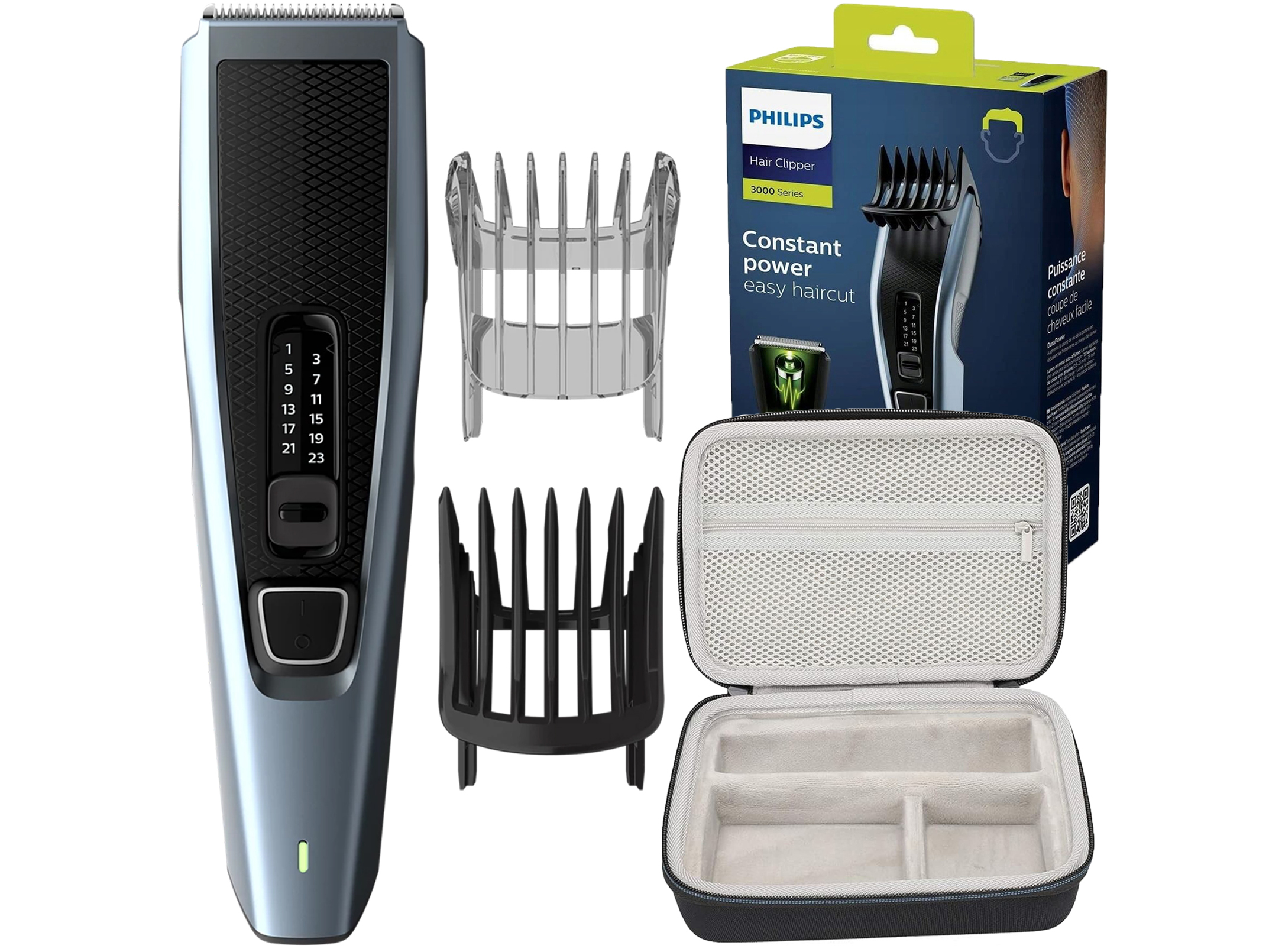 Maszynka do strzyżenia włosów Philips Hairclipper HC3530/15 + Etui