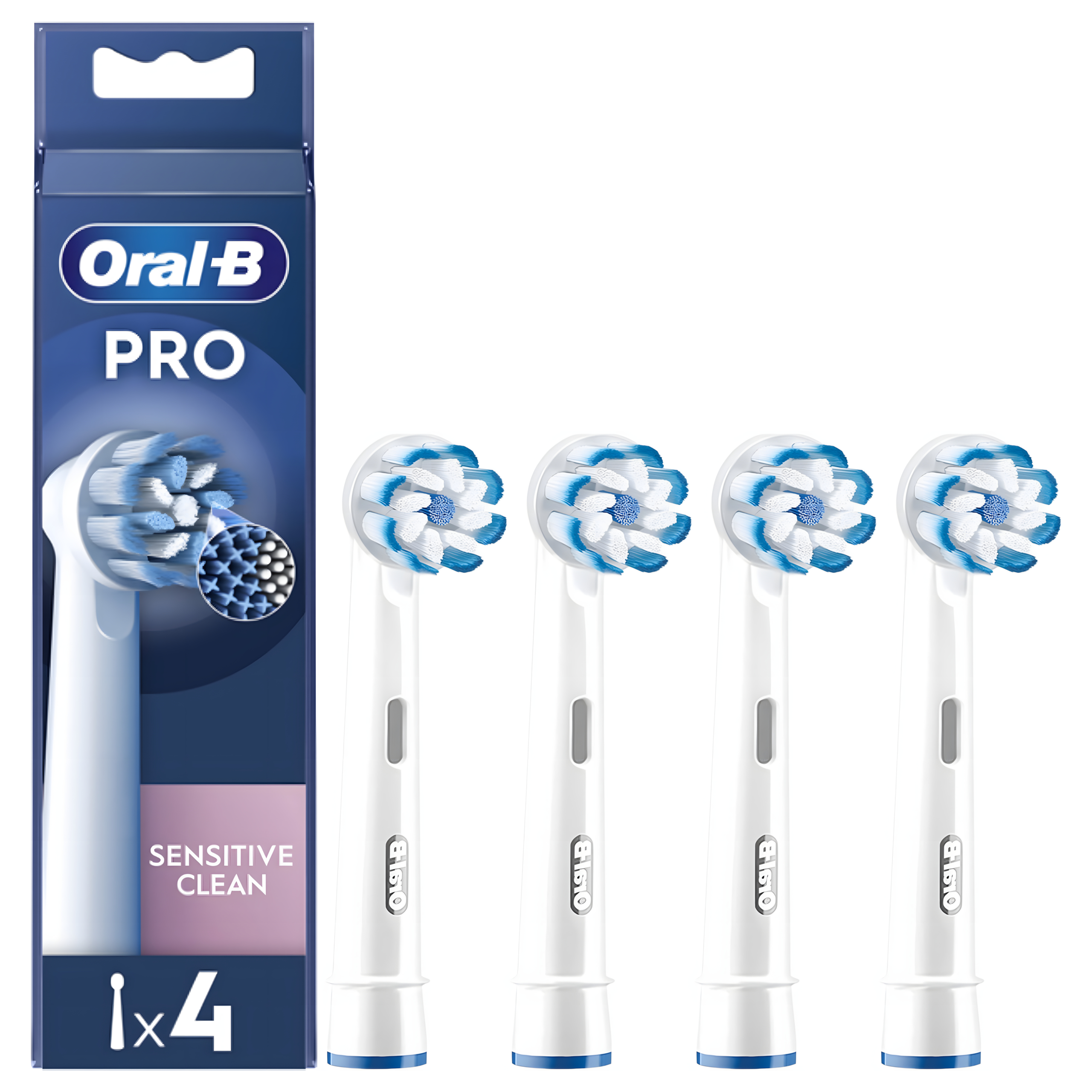 Oryginalne Końcówki Braun Oral-B EB60 Ultra Sensi Thin – 4 szt