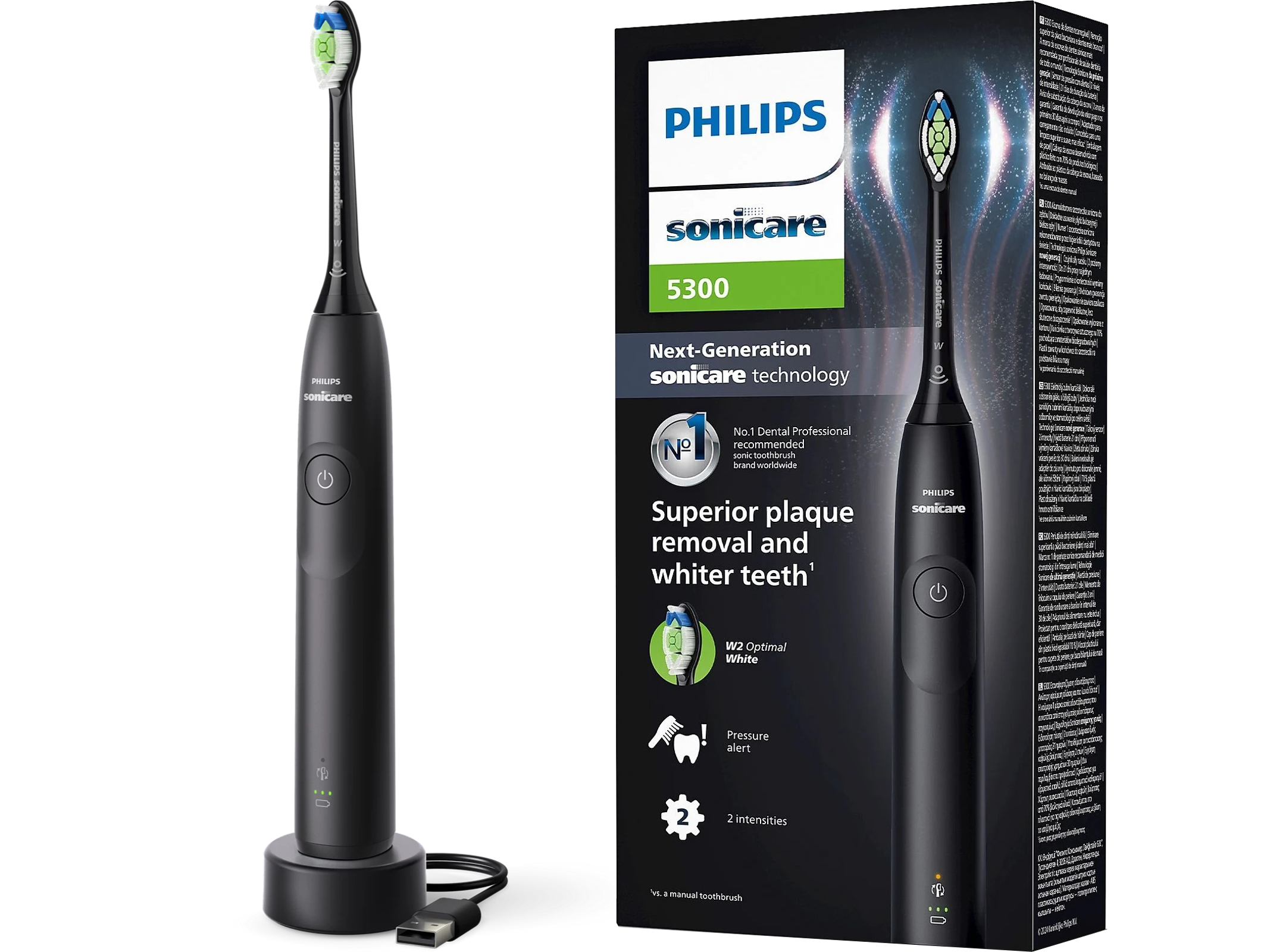 Szczoteczka Soniczna Philips Sonicare Protective Clean 5300 Czarna