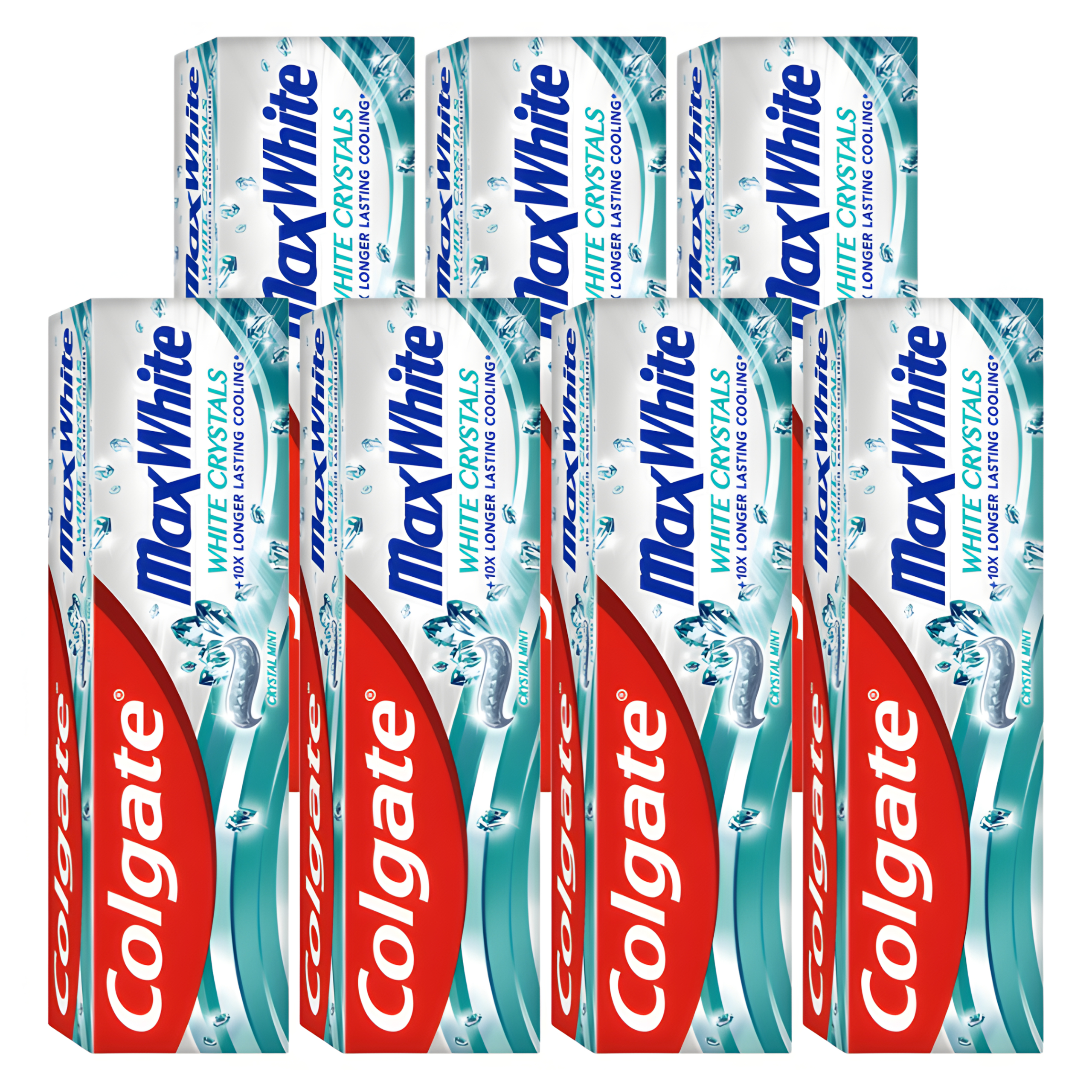 7x Colgate Max White White Crystals pasta do zębów wybielająca