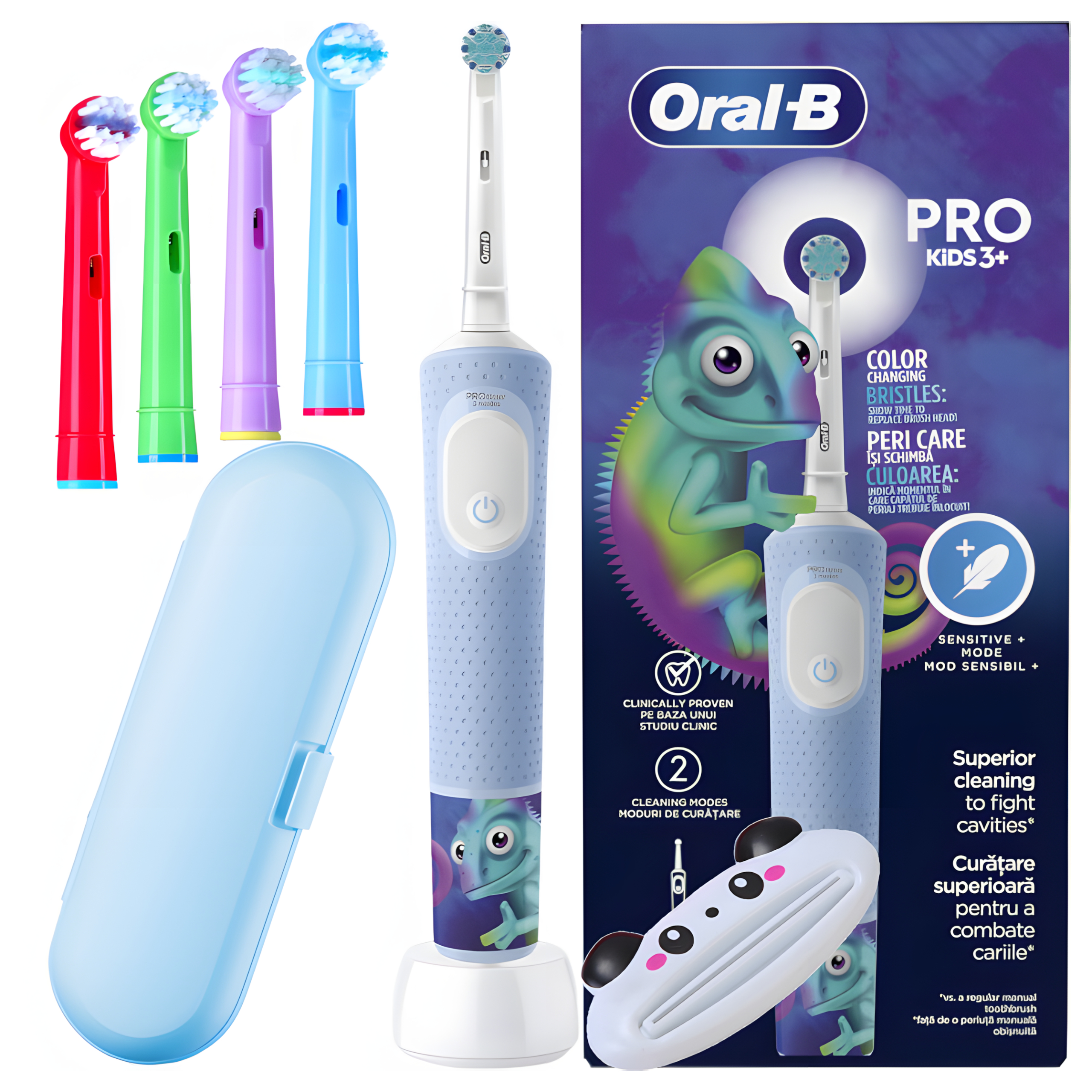 Oral-B Vitality Pro D103 Kids Kameleon - Szczoteczka dla Dzieci + Etui
