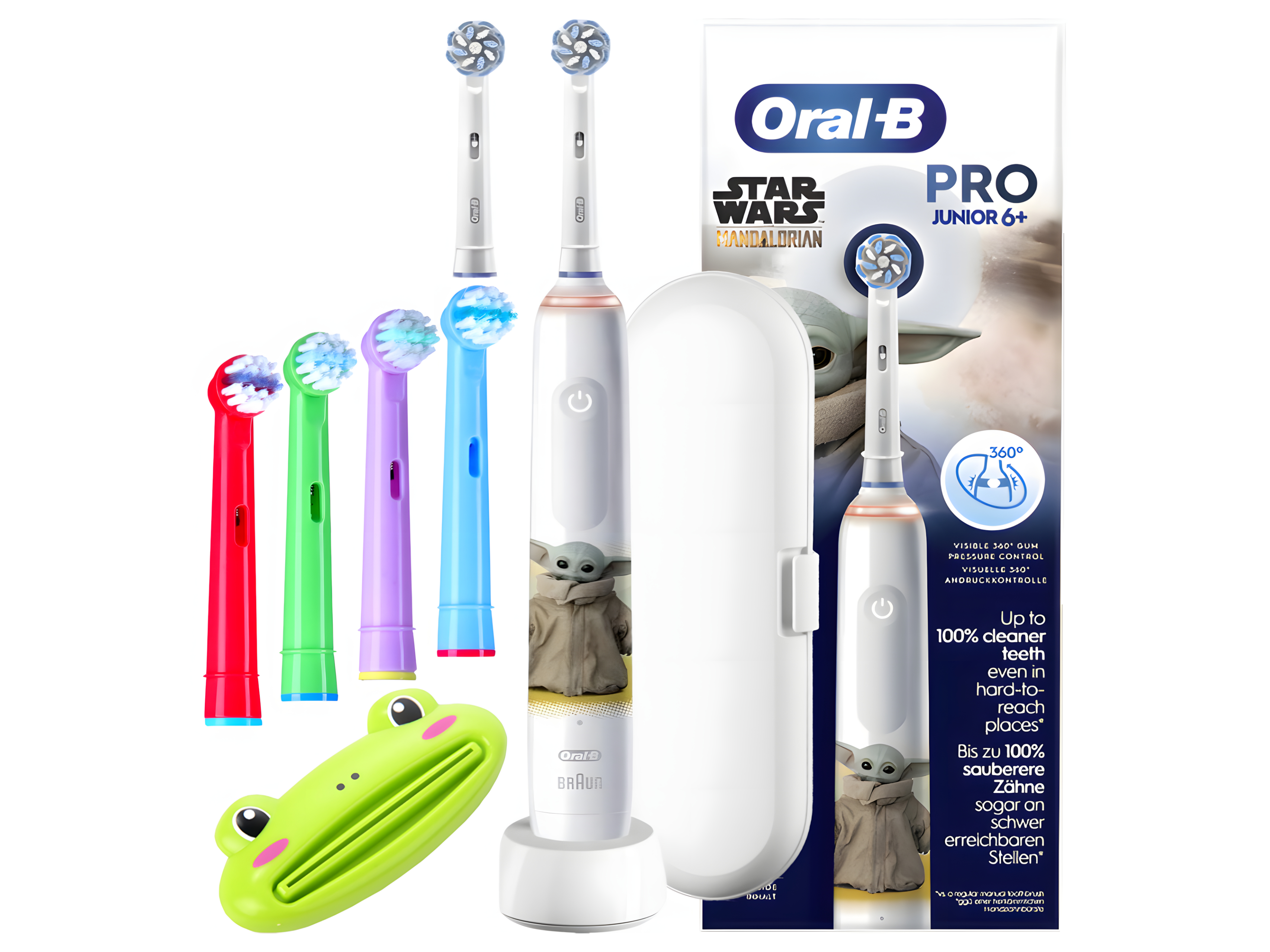 Szczoteczka Elektryczna Dla Dzieci Oral-B Pro 3 Junior Star Wars, Zestaw