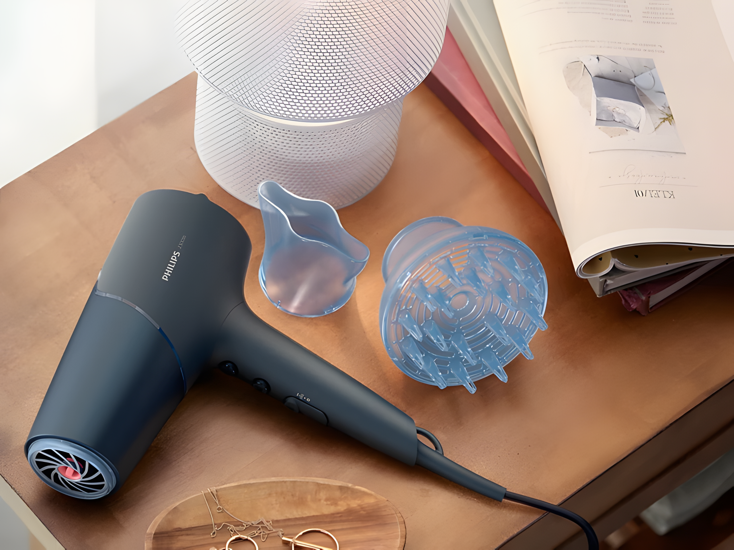 Suszarka do Włosów Philips BHD512/00, Szybkie suszenie ThermoProtect Marka Philips