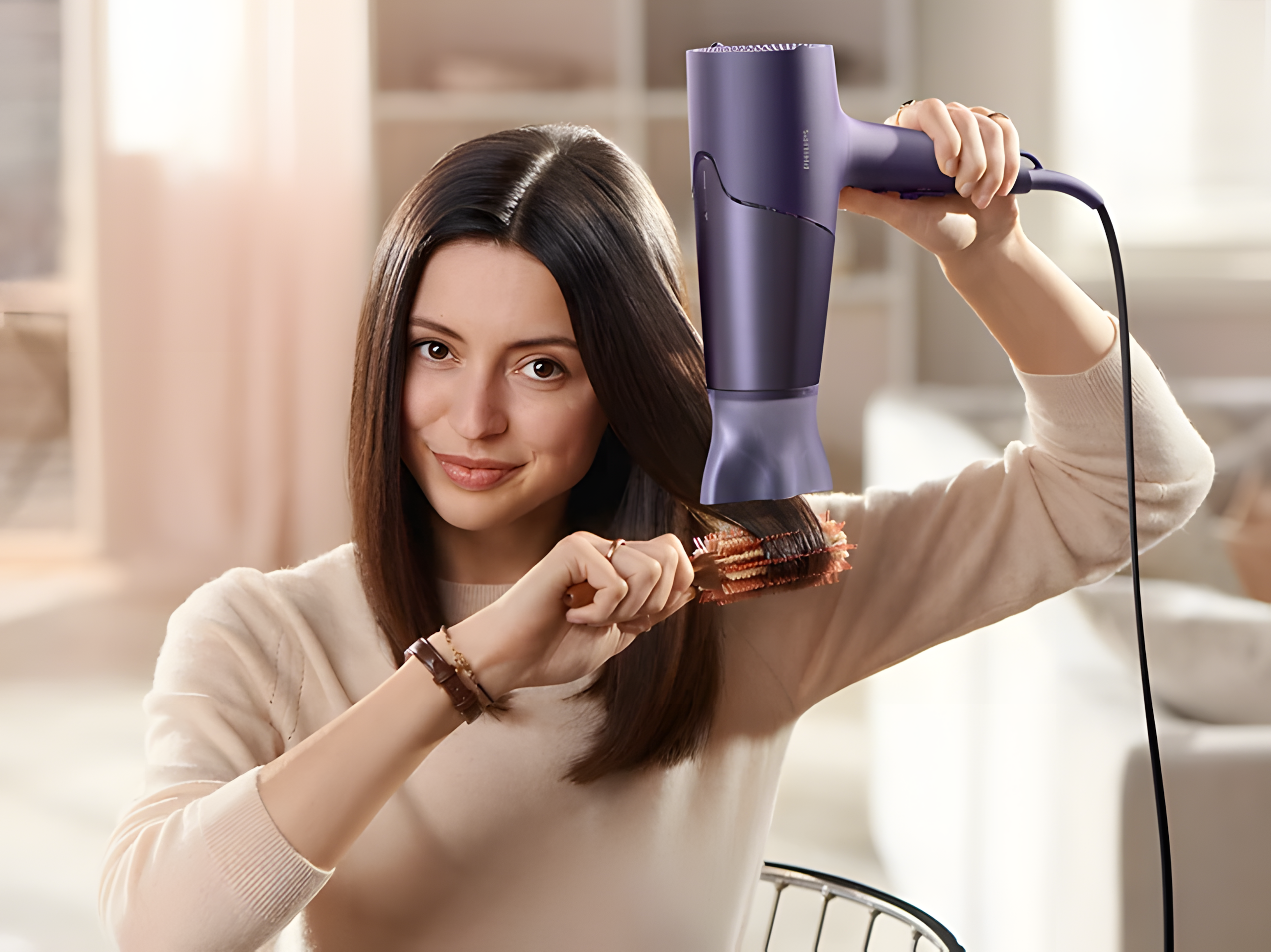 Suszarka do Włosów Philips BHD514/00, Szybkie suszenie ThermoProtect Kod producenta Suszarka do włosów Philips Seria 5000