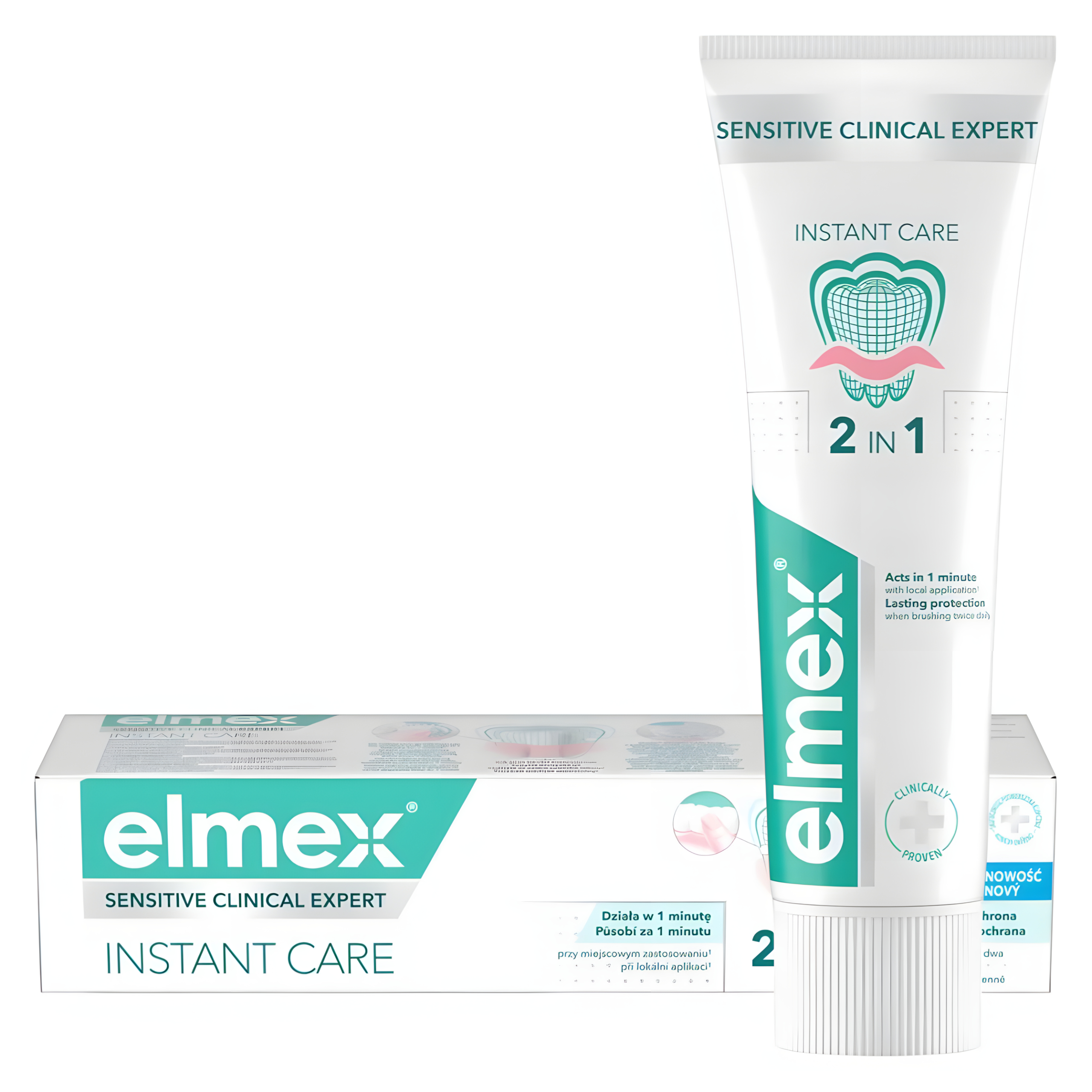Pasta do zębów Elmex Sensitive Plus Clinical Expert Instant Care 75 ml