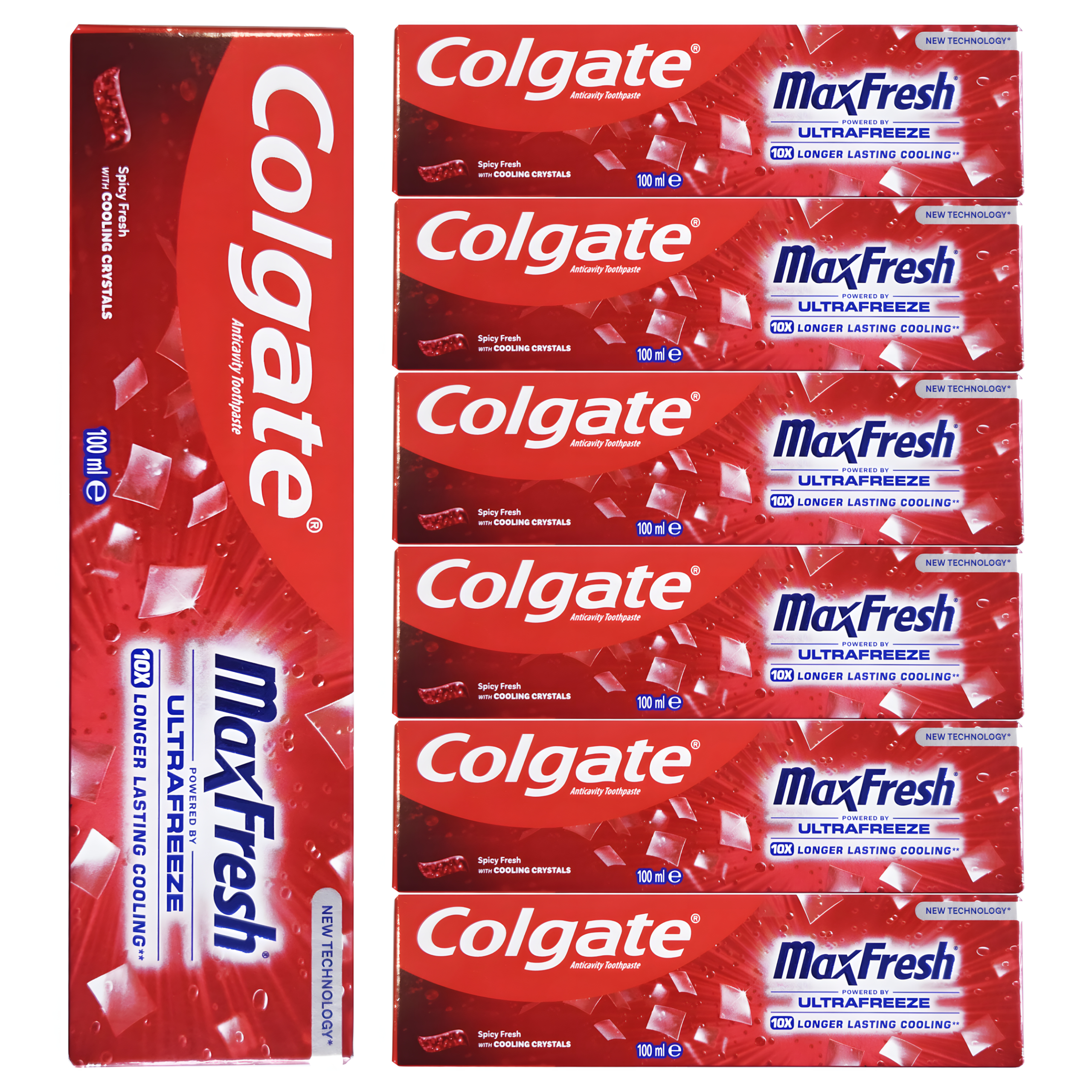 7x Pasta do mycia zębów Colgate Max Fresh Spicy Fresh 100ml