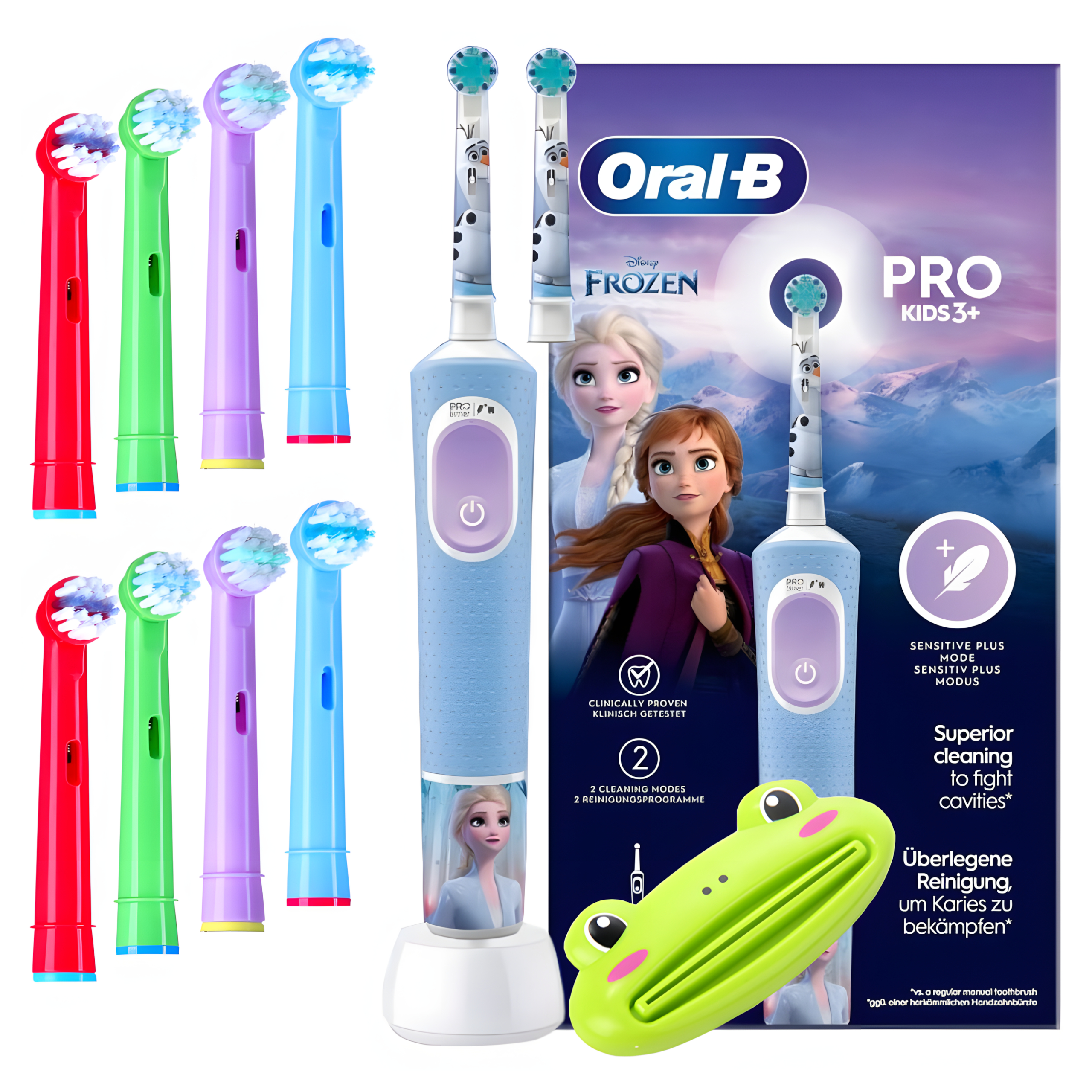 Szczoteczka Elektryczna dla Dzieci Oral-B Vitality Pro Frozen, Zestaw
