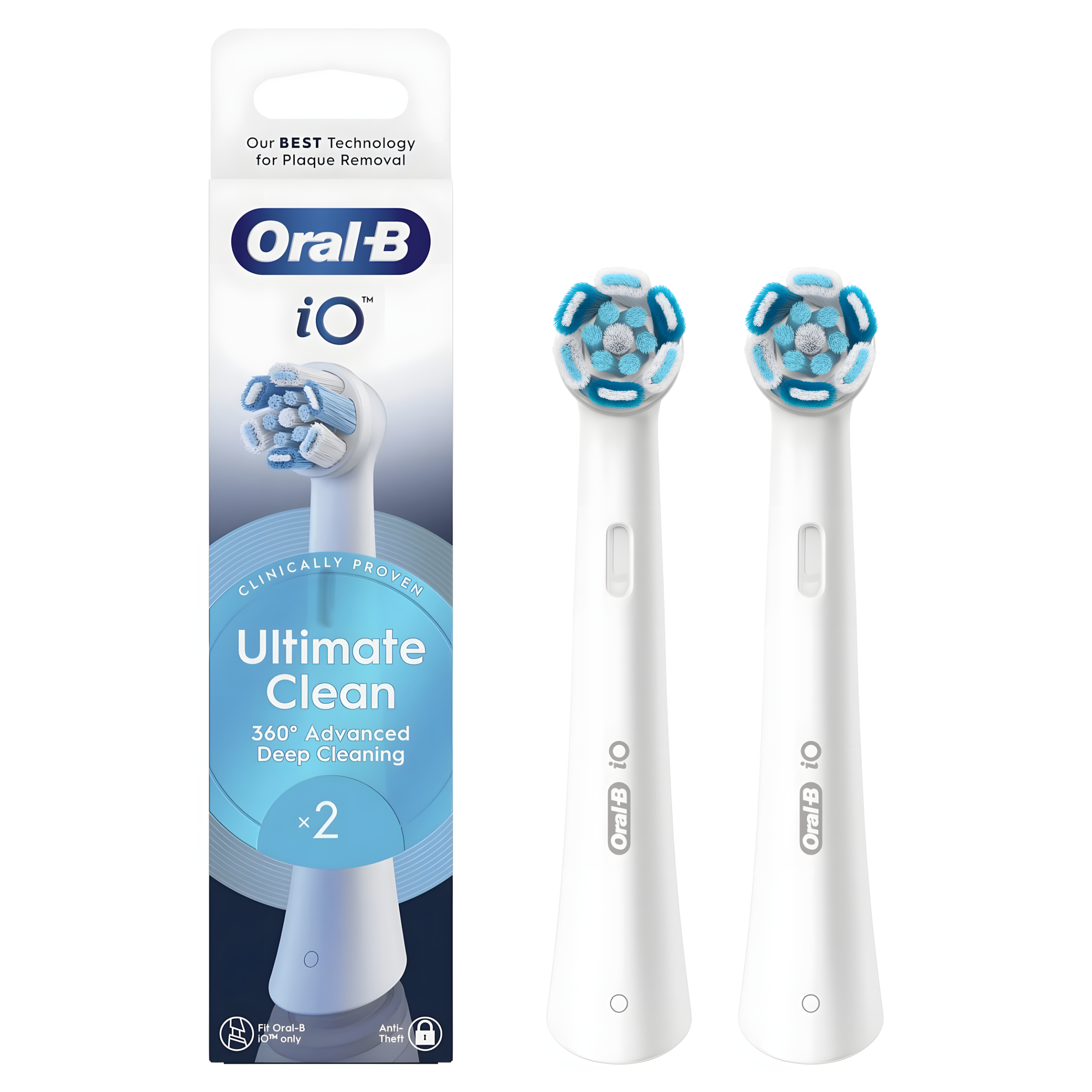 Oryginalne Końcówki Oral-B iO Ultimate Clean do Szczoteczki 2szt.