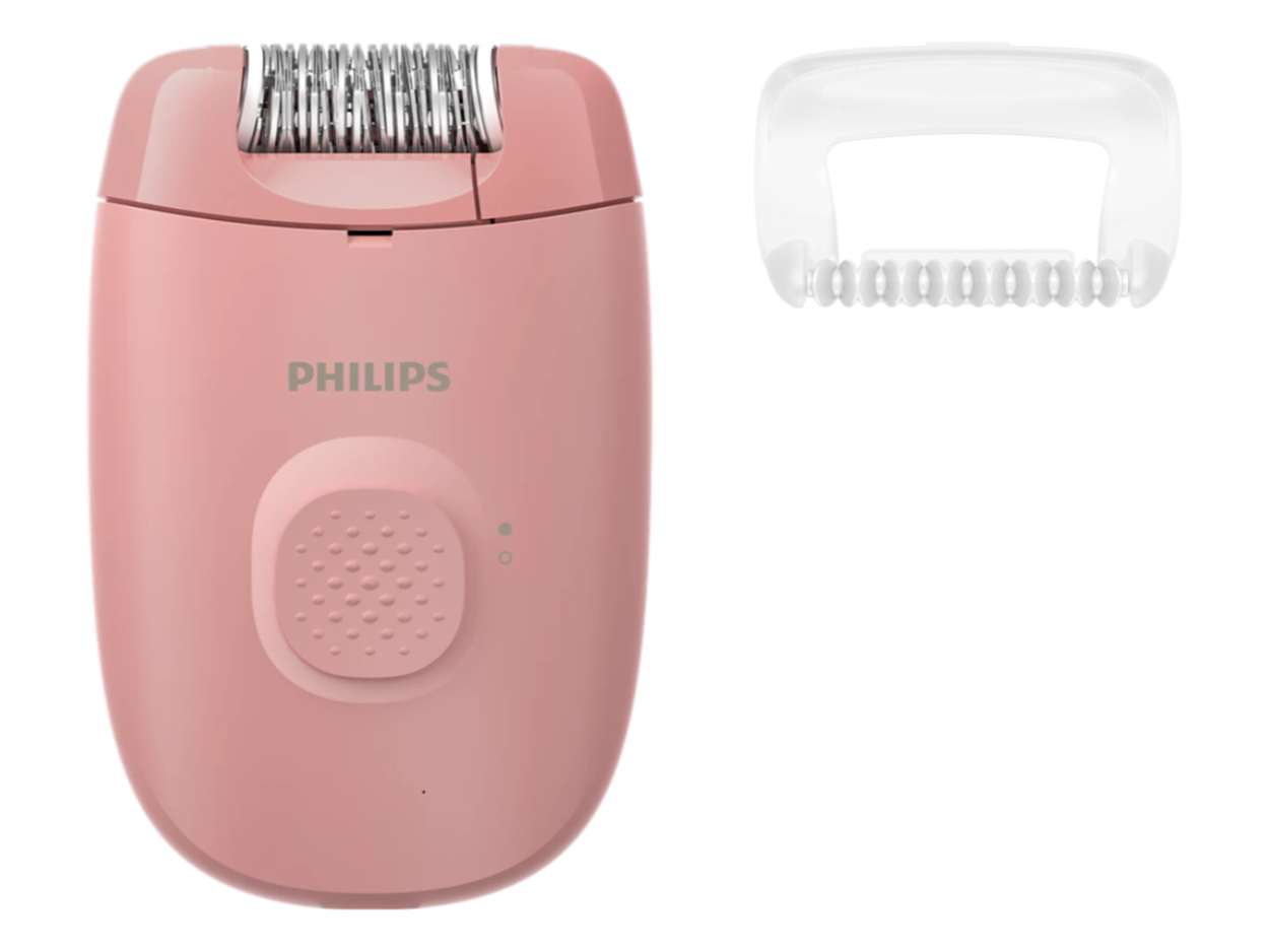 Depilator Epilator Philips Satinelle Essential BRE227/00 - Różowy Stan opakowania oryginalne