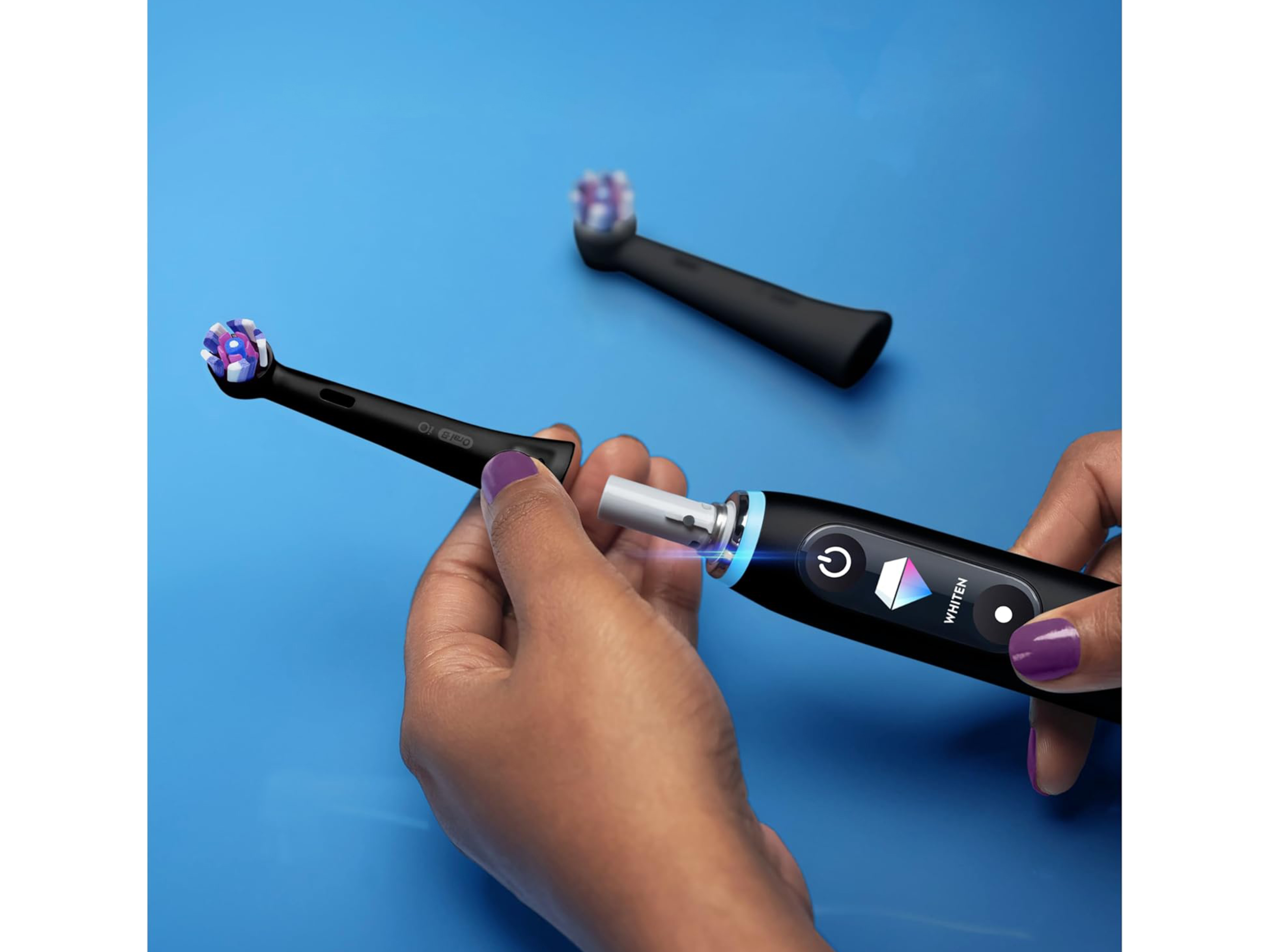 Końcówki do Szczoteczki Elektrycznej Oral-B iO Radiant Black Oryginał 8szt. Wyrób medyczny nie