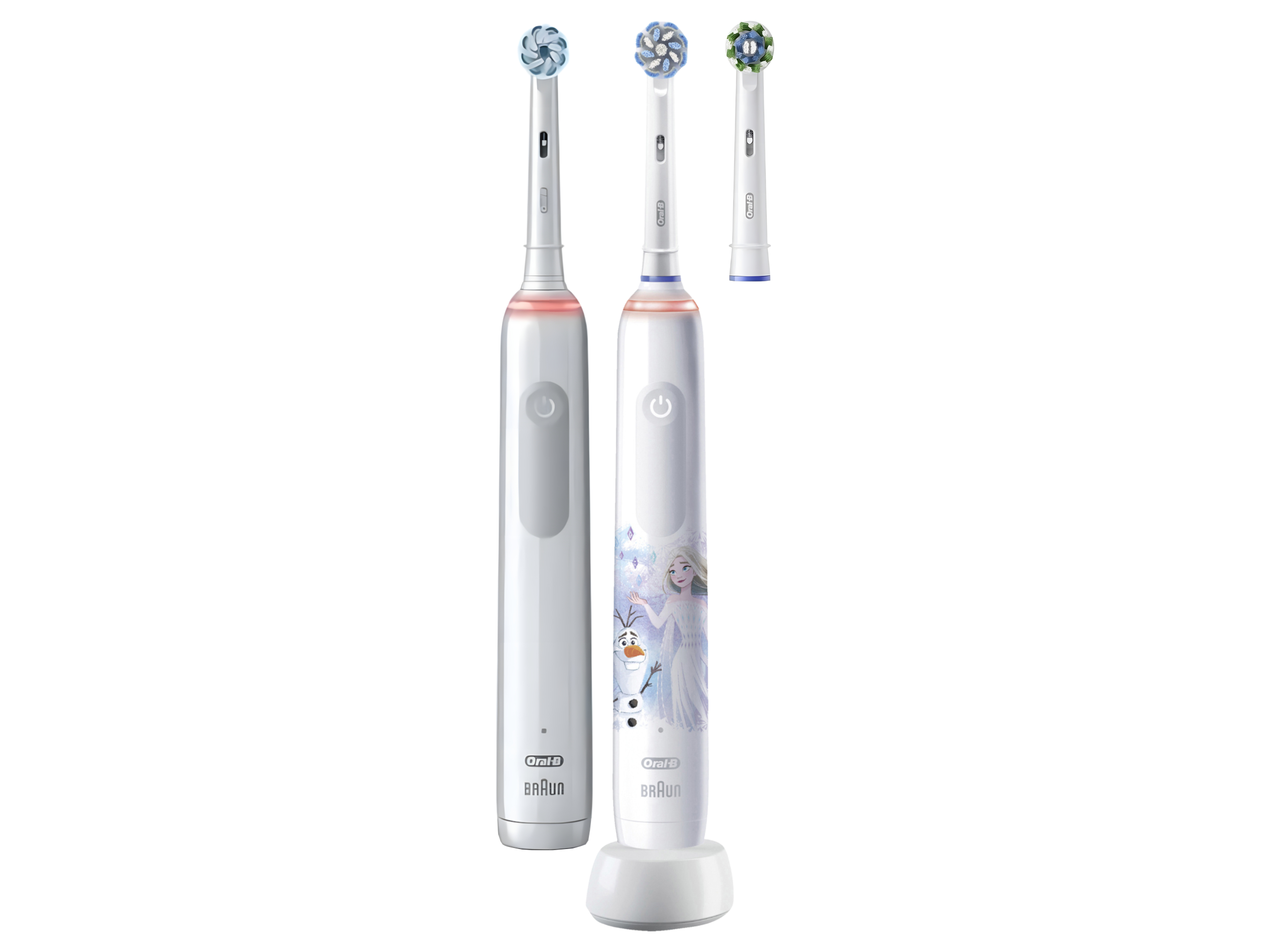 Szczoteczki Elektryczne Oral-B Junior Frozen + Pro 3 Family Edition 2-pak Stan opakowania oryginalne