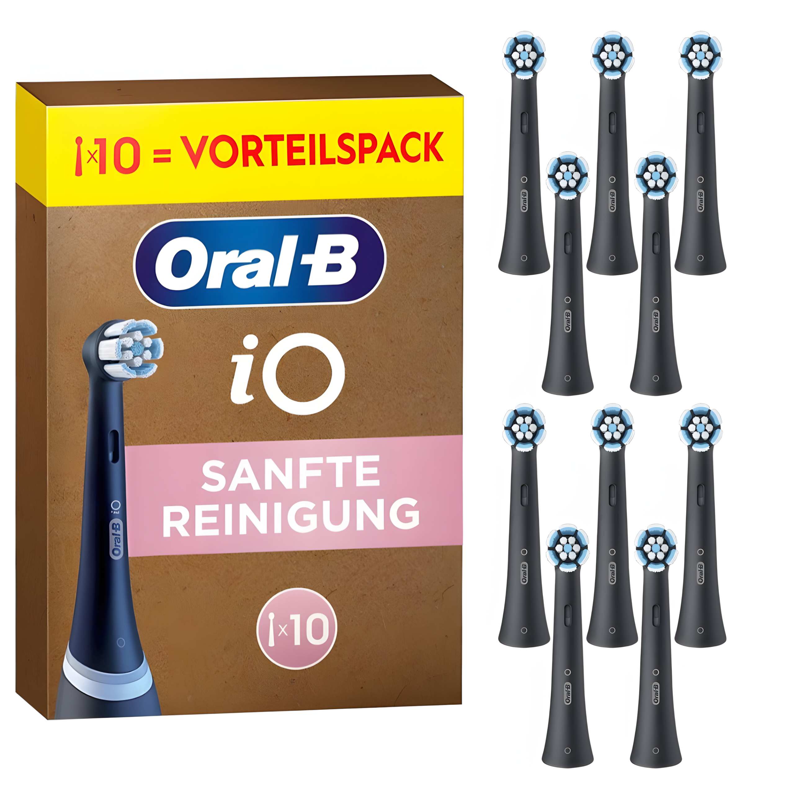 Oryginalne Końcówki do Szczoteczki Magnetycznej Oral-B iO Gentle 10szt