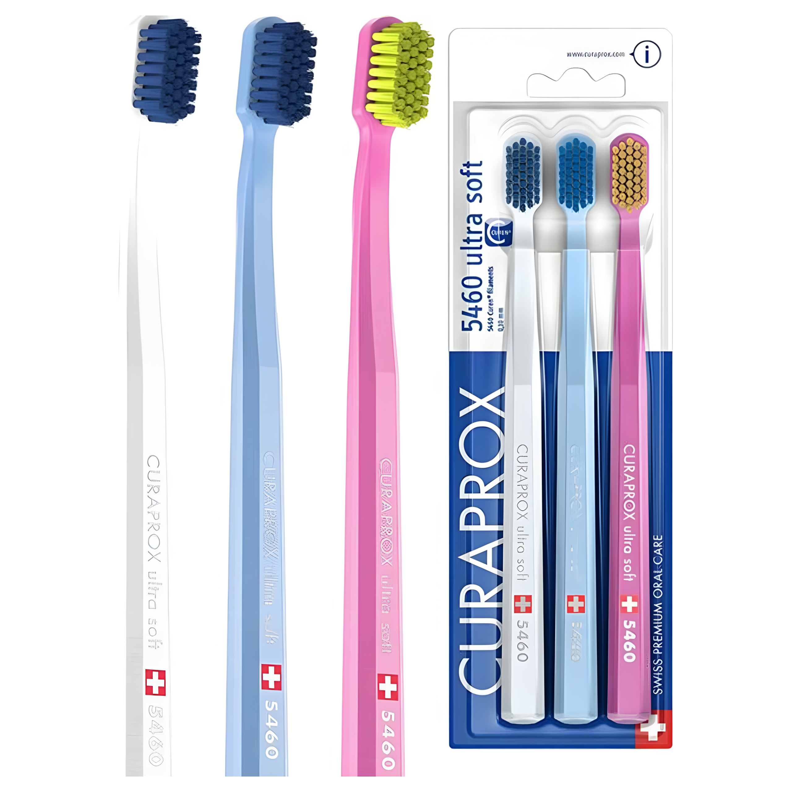 Szczoteczka Manualna do Zębów CURAPROX CS5460 Ultra Soft 3-pack