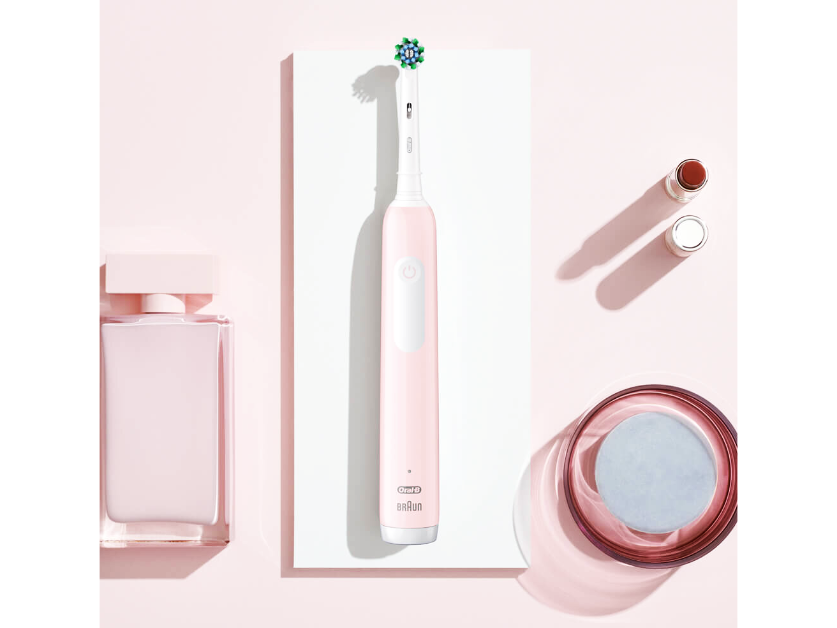 Oral-B Pro Series 1 Dwupak Szczoteczka Elektryczna do Zębów Czarna Różowa Model PRO 1