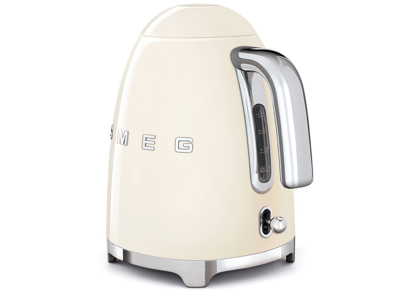 Smeg KLF03CREU Czajnik Elektryczny 1,7L 2400W Kremowy Retro 50s Marka Smeg