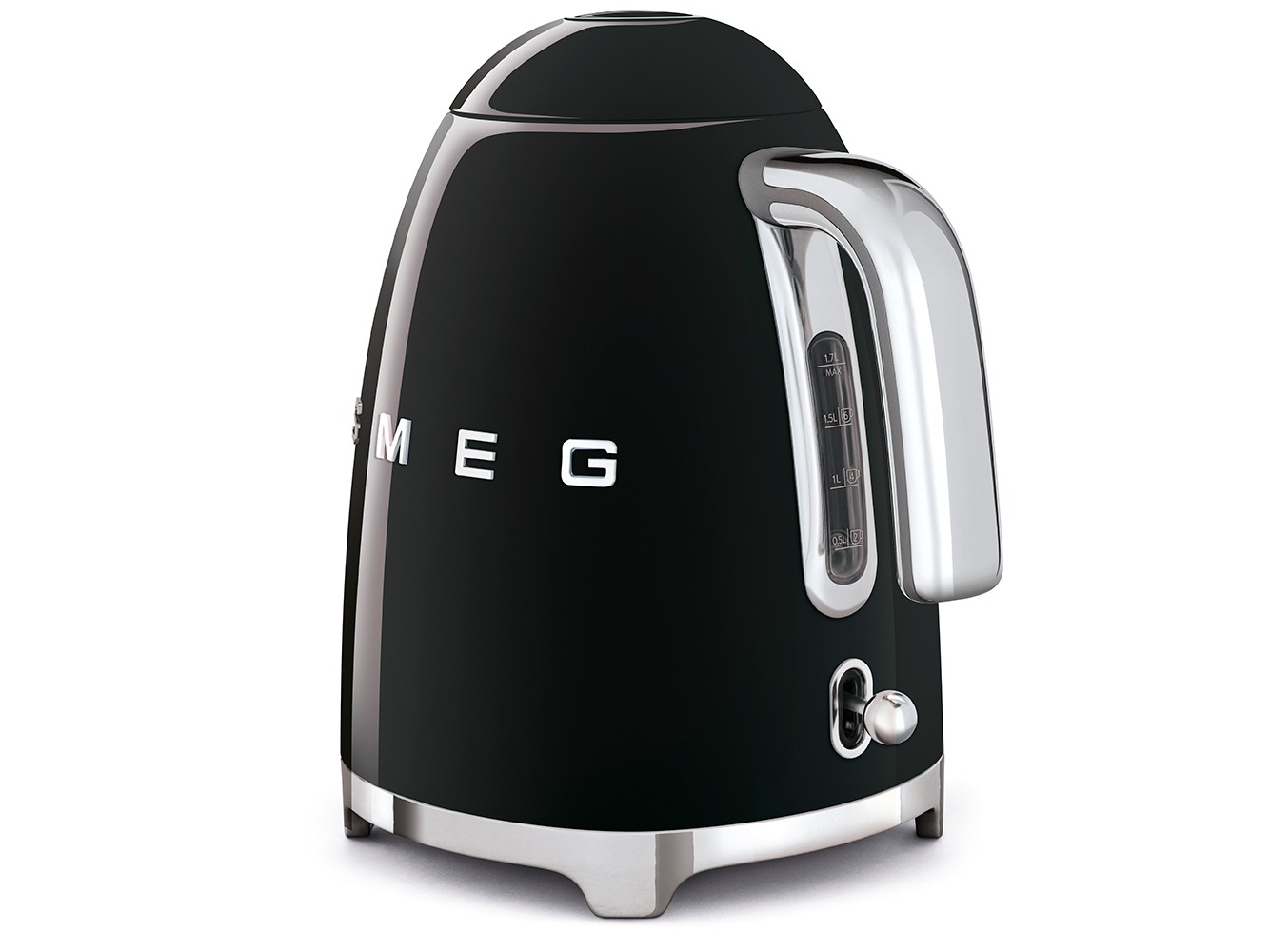 CZAJNIK ELEKTRYCZNY Smeg KLF03BLEU 1.7 L Czarny Retro Filtr Stan opakowania oryginalne