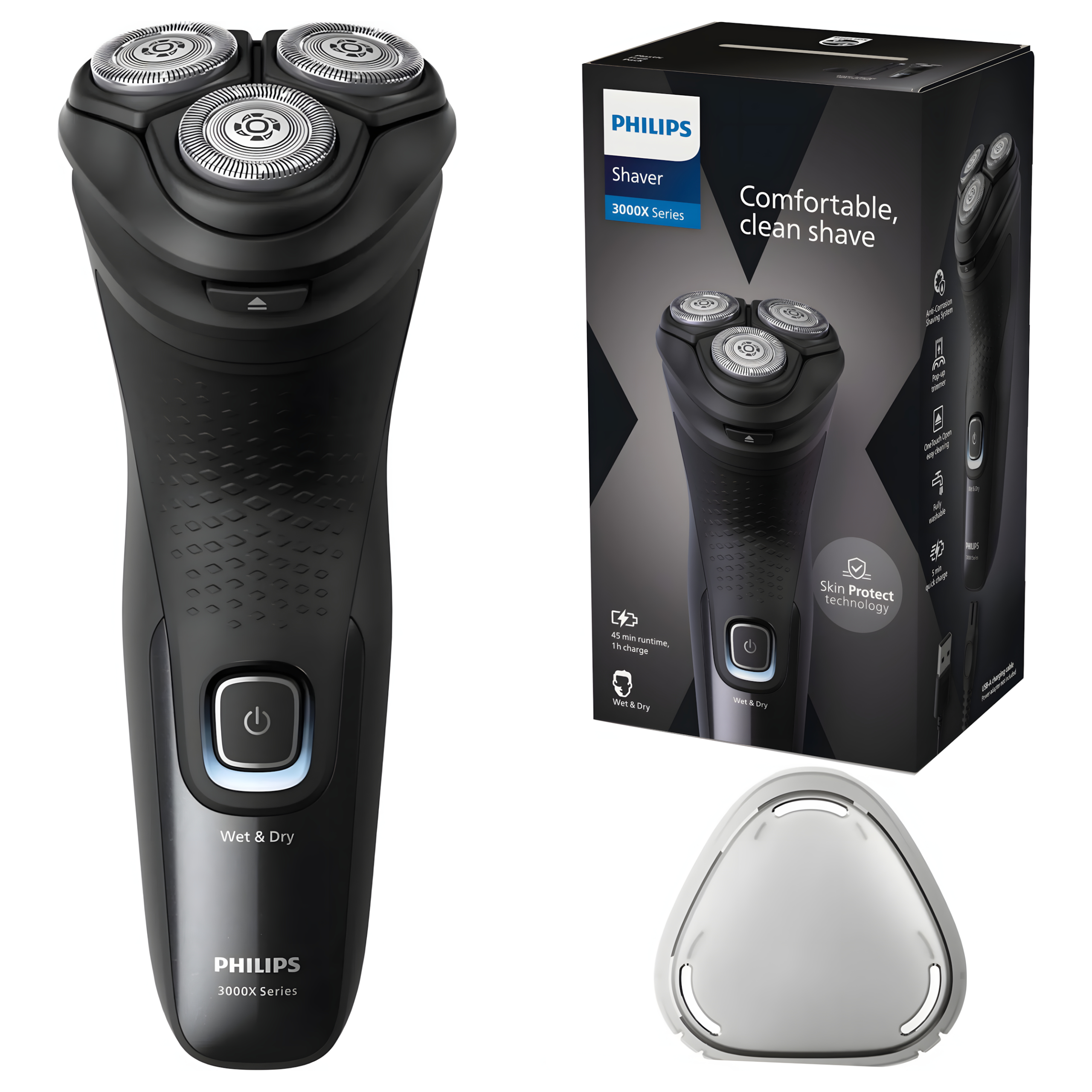 GOLARKA MĘSKA Philips 3000X X3051 Głowicowa na mokro i sucho