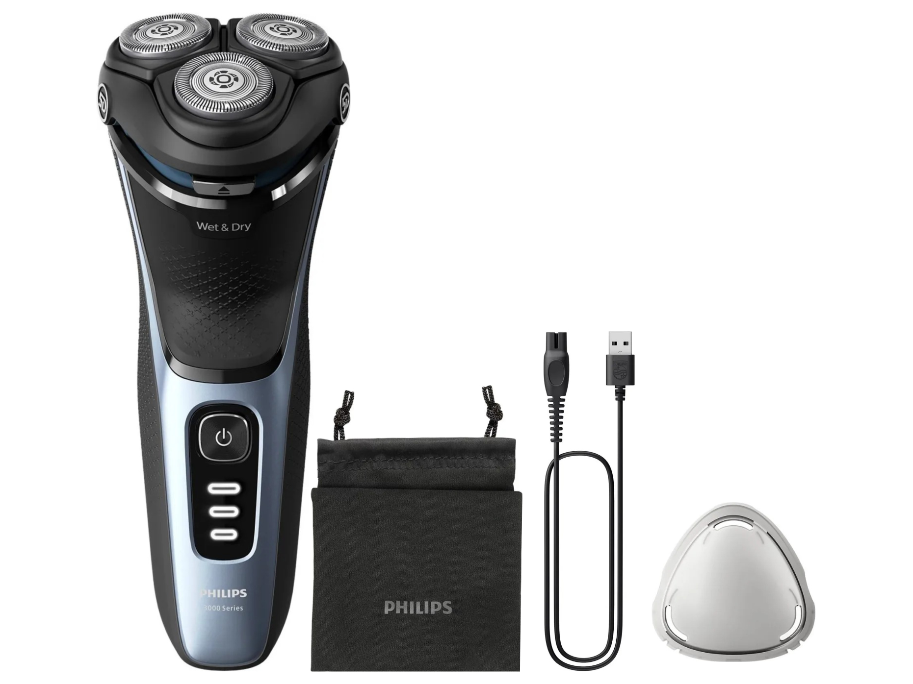 GOLARKA ELEKTRYCZNA Philips S3243 Głowicowa na mokro sucho 60 min Stan opakowania oryginalne