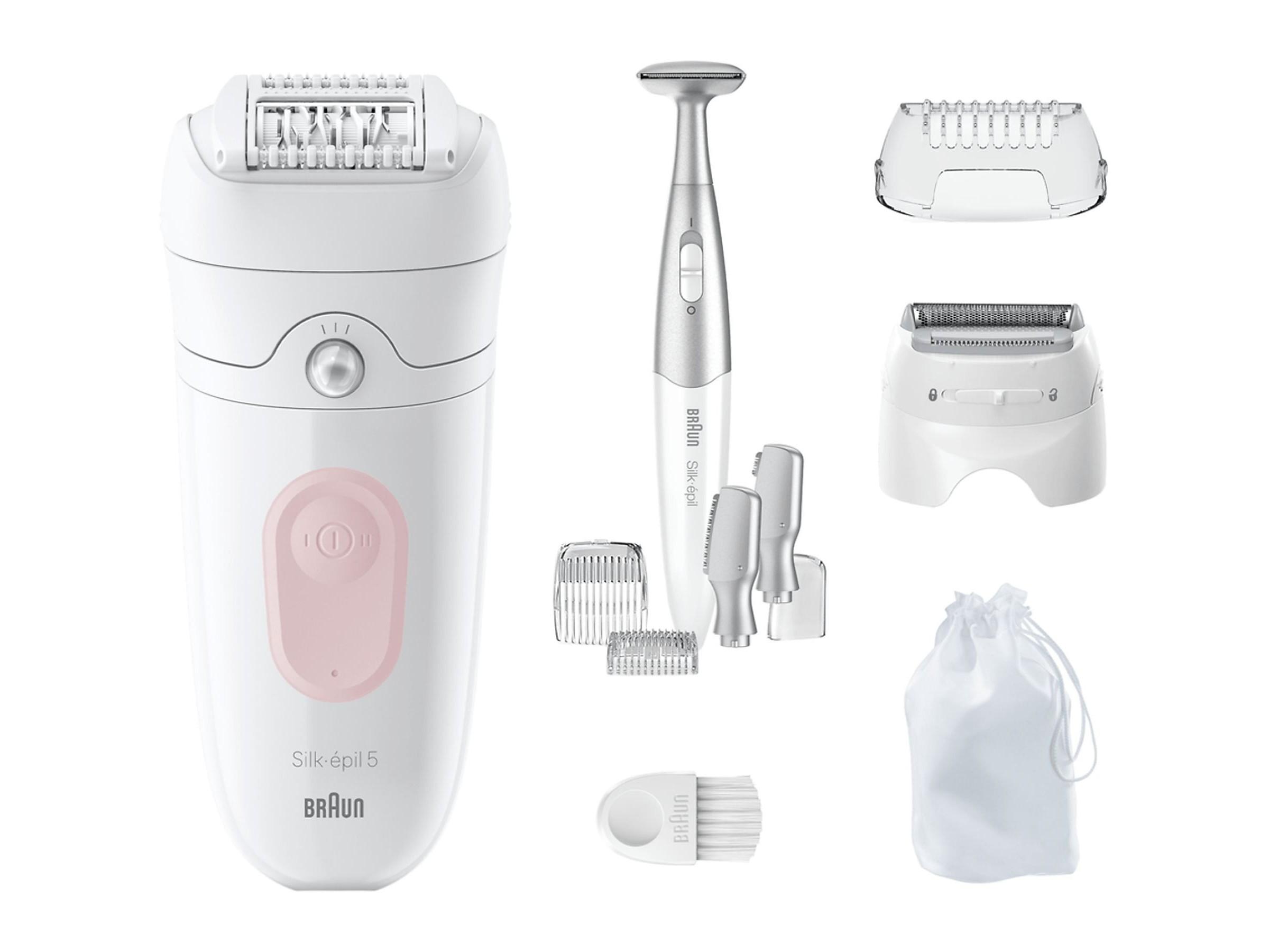 DEPILATOR Braun Silk epil 5 5 230 na mokro Golenie Trymer Pęsety 50 min Stan opakowania oryginalne
