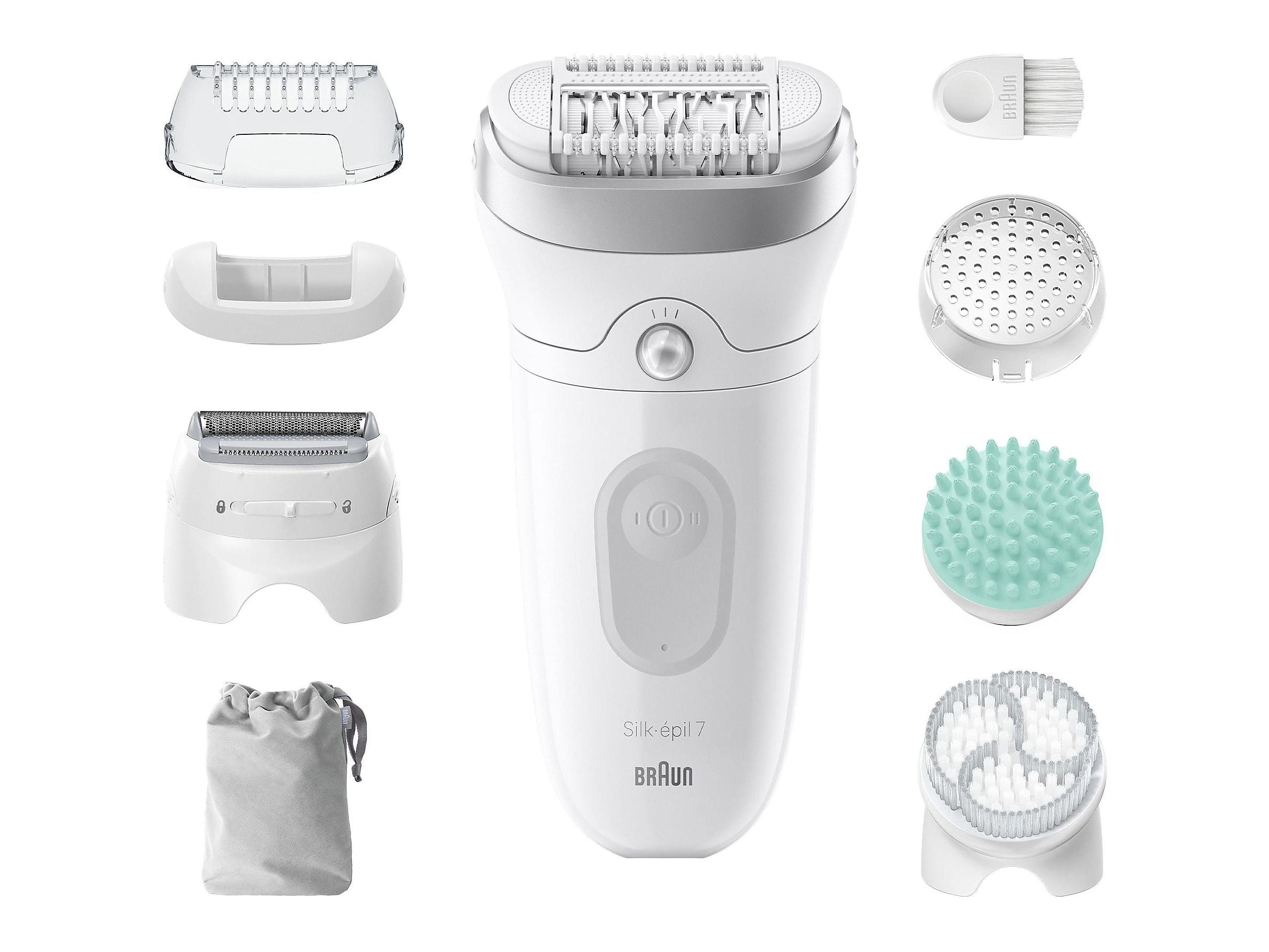 DEPILATOR Braun Silk epil 7 7 081 na mokro Pęsety Golenie Masaż 40 min Stan opakowania oryginalne