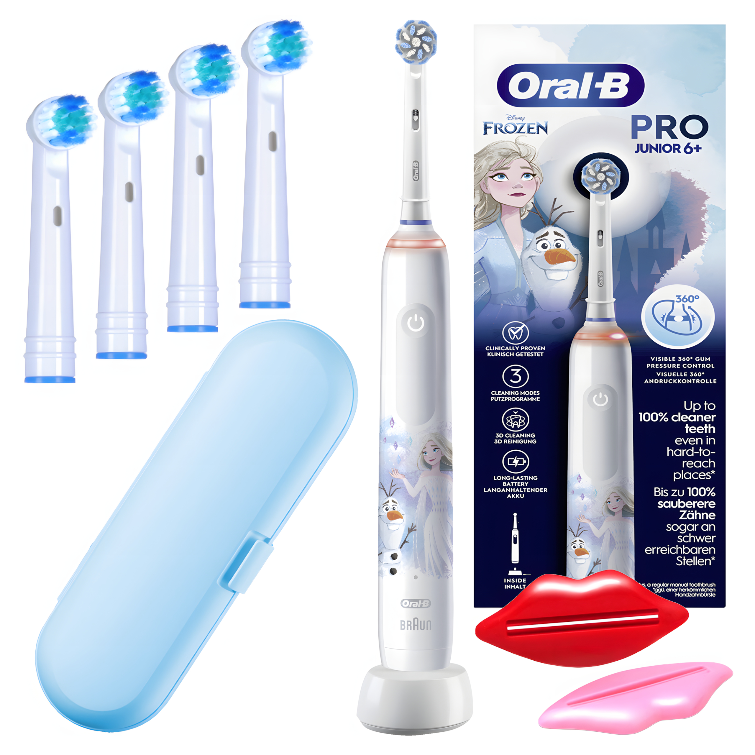Szczoteczka Elektryczna Dla Dzieci Oral-B Junior Frozen, Etui Podróżne
